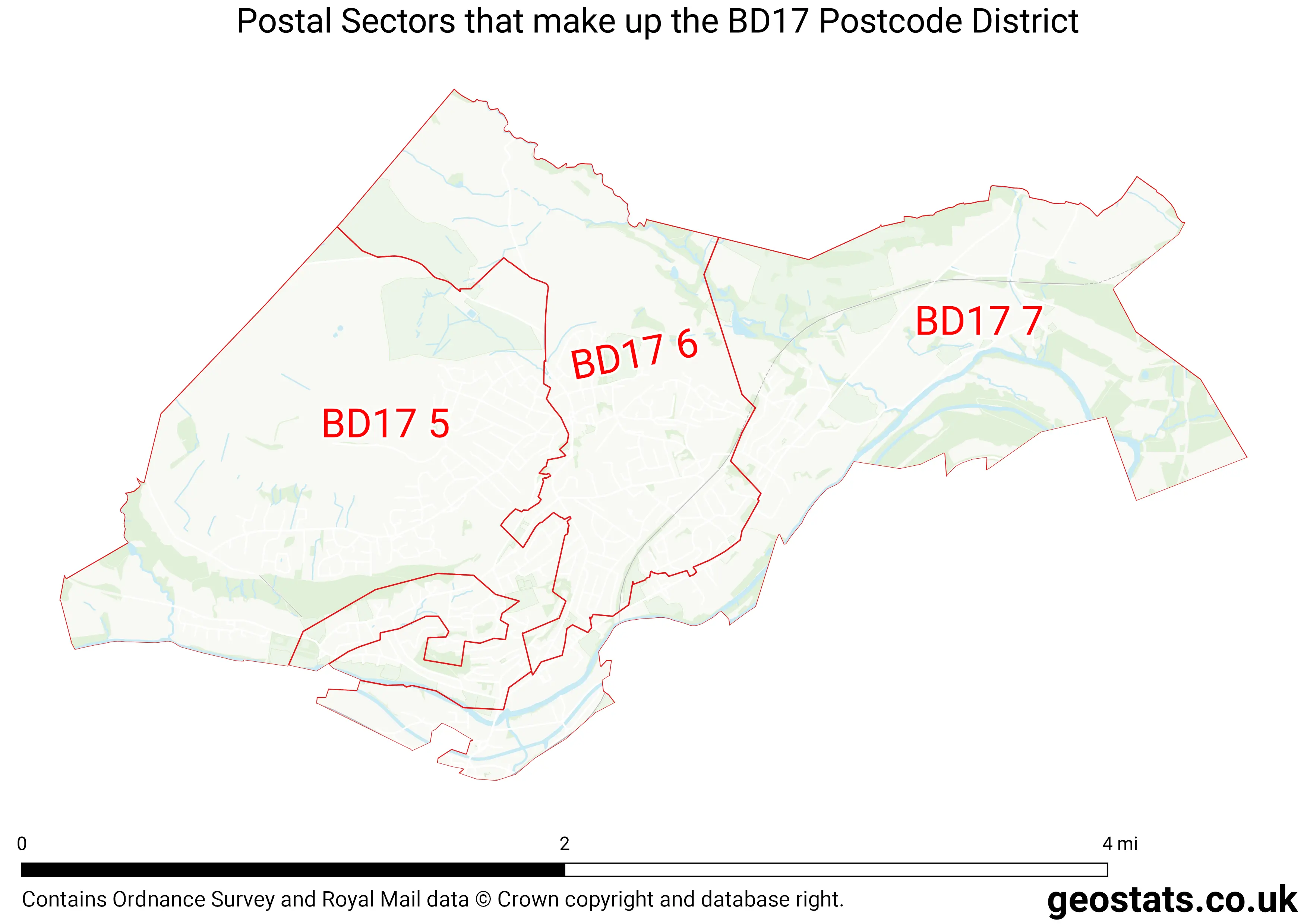 Map of the BD17  District