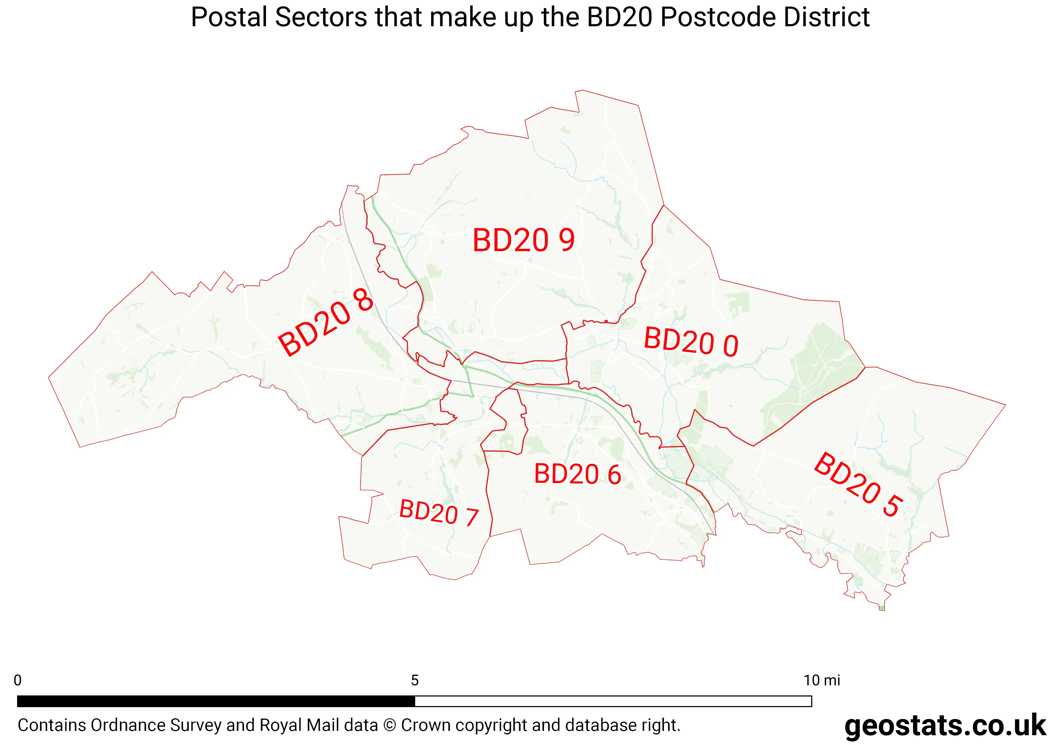 Map of the BD20  District