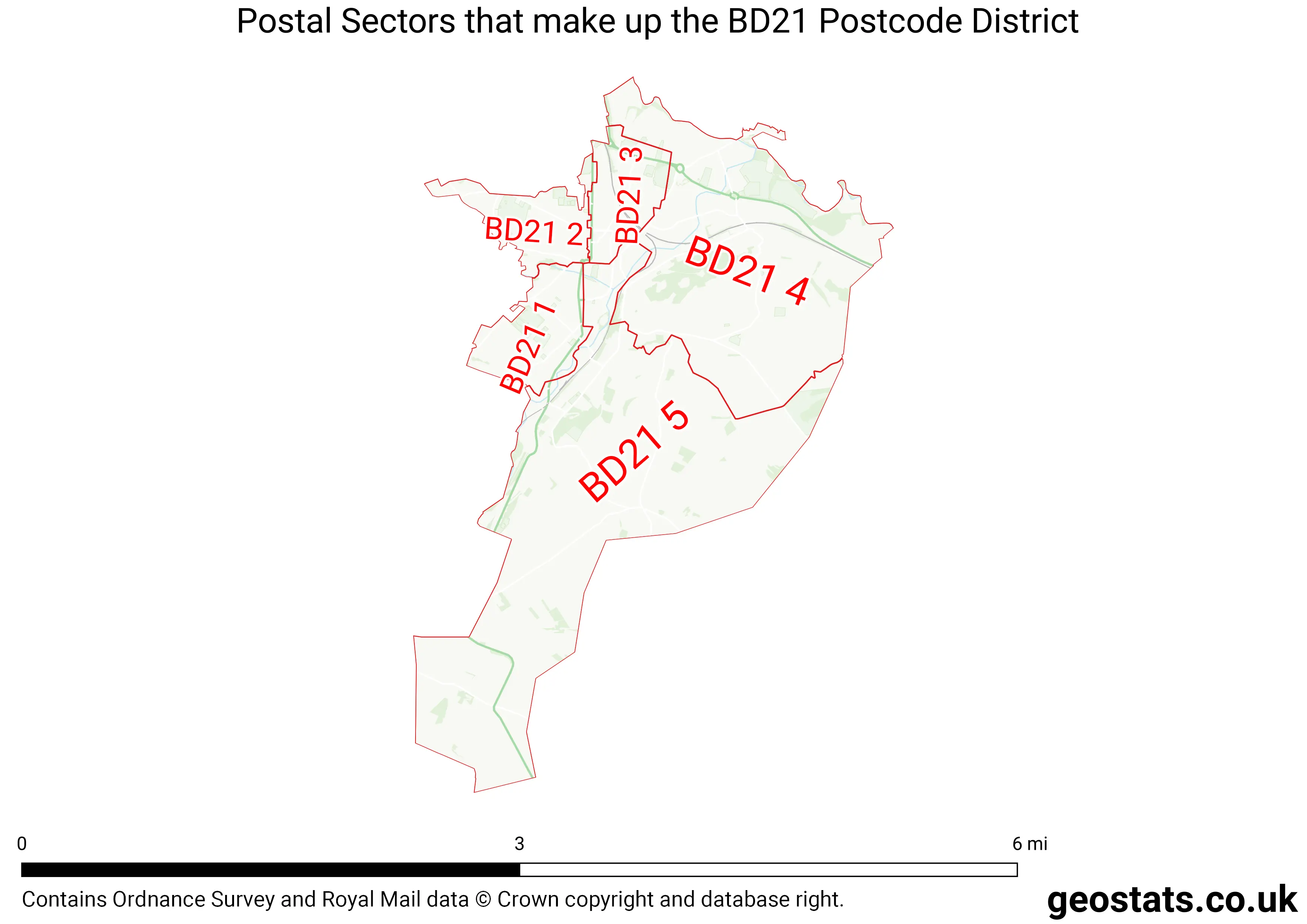 Map of the BD21  District
