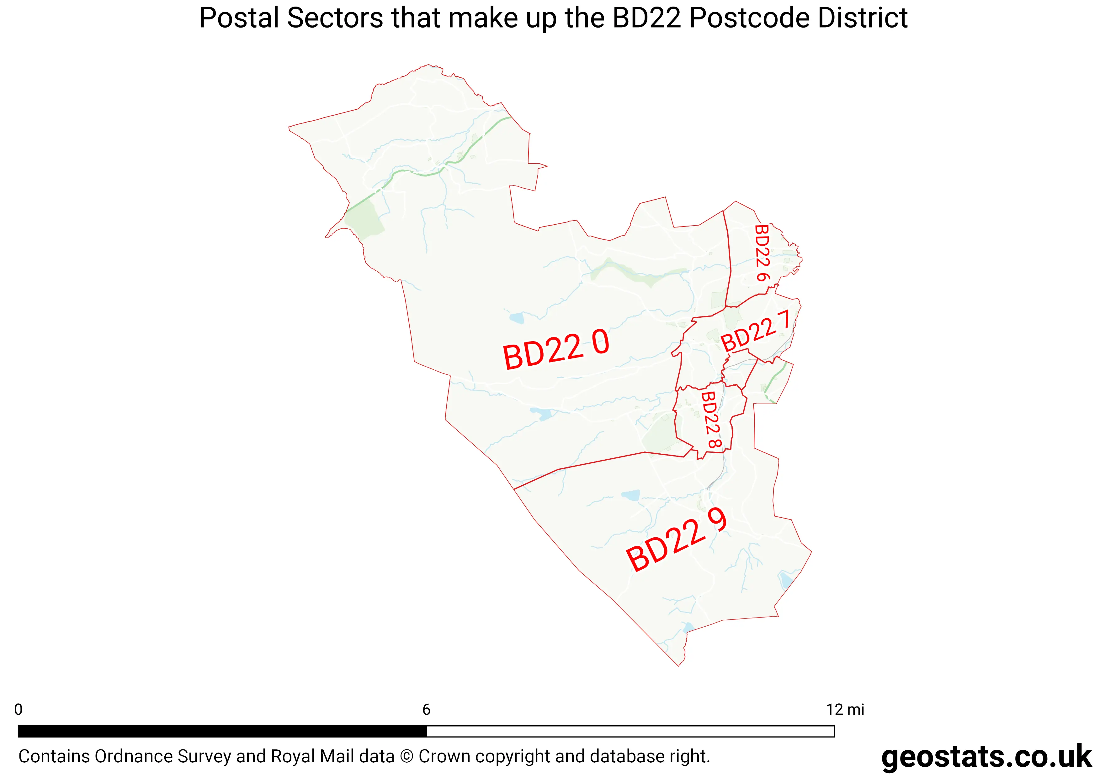 Map of the BD22  District