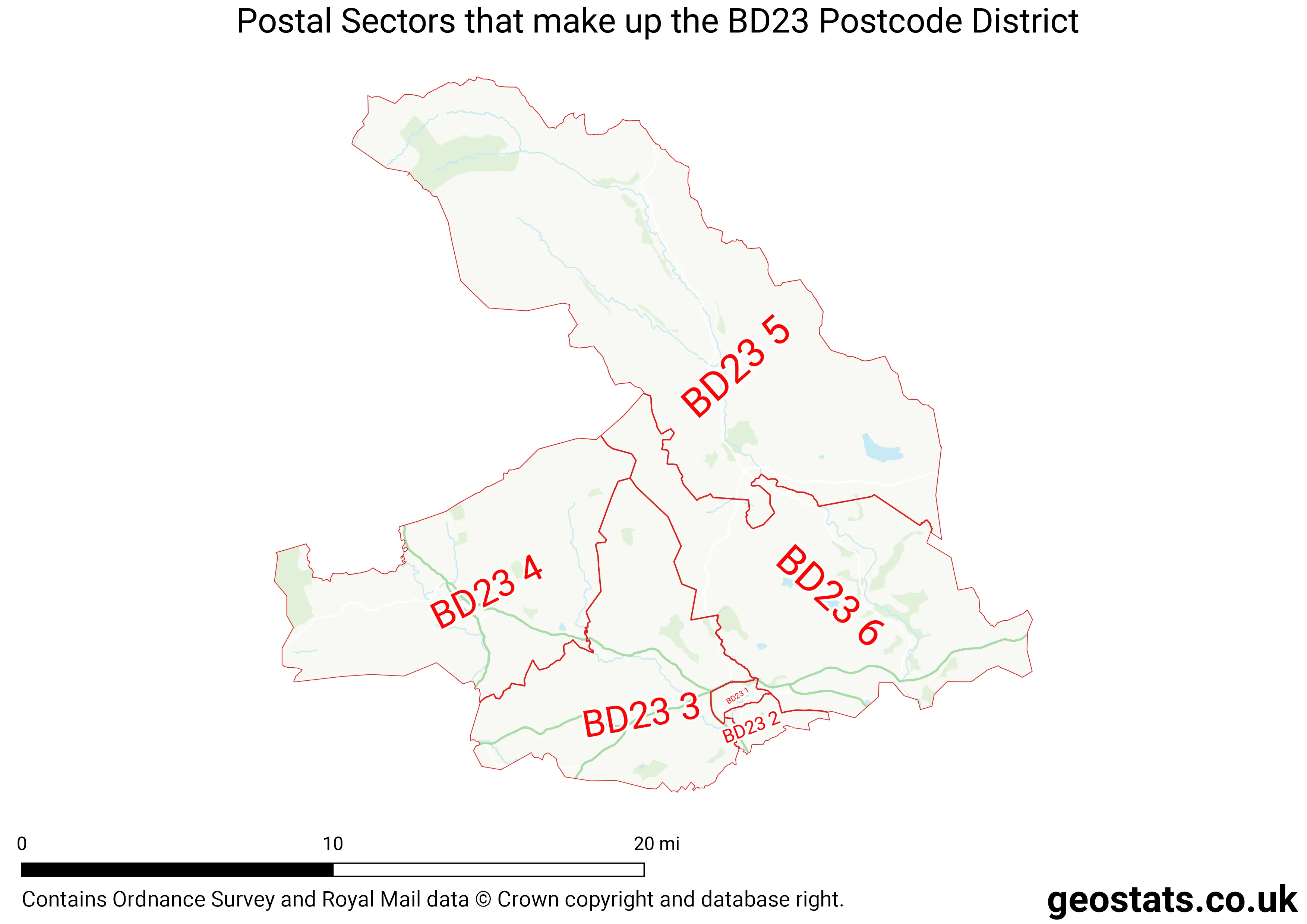 Map of the BD23  District