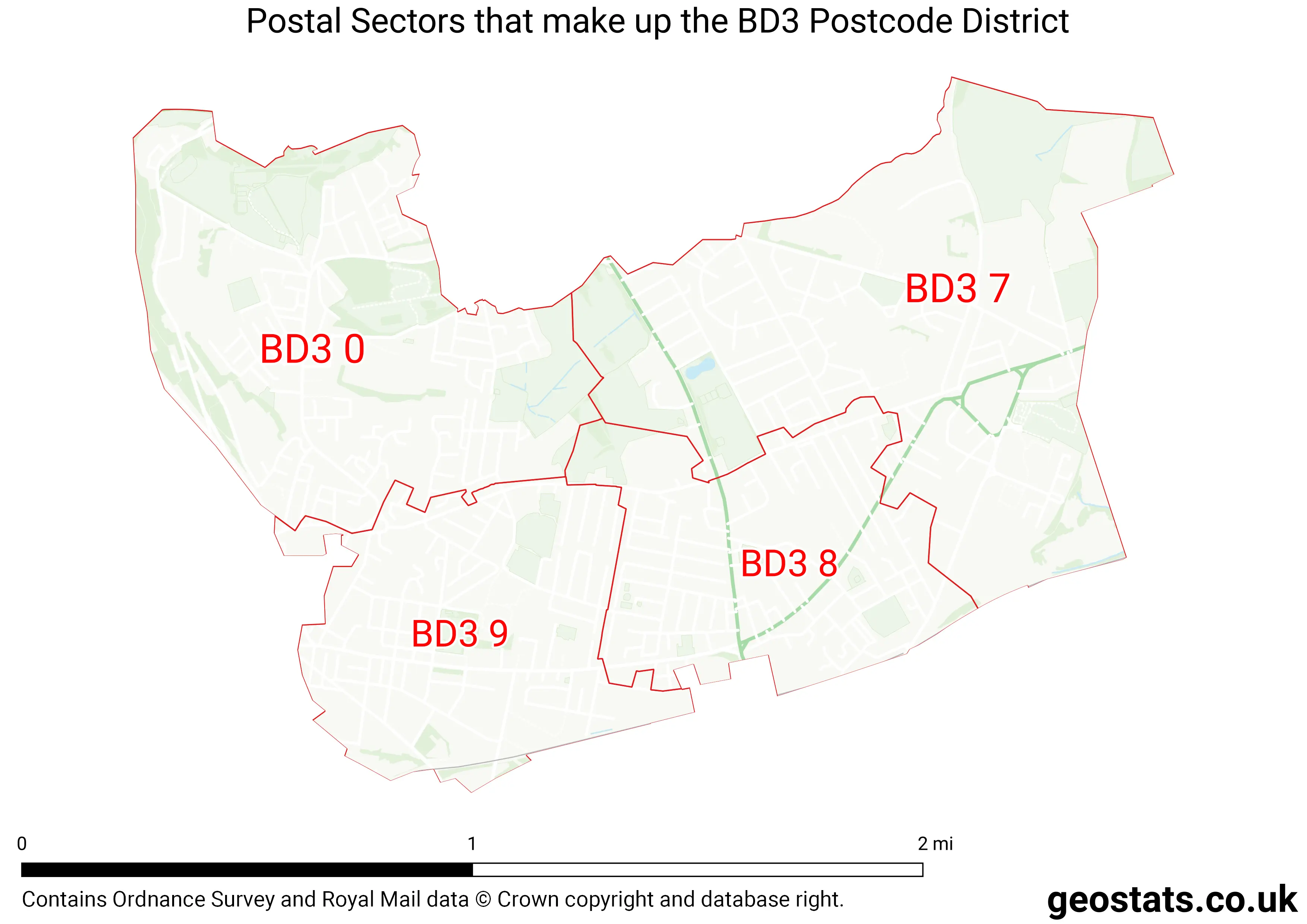 Map of the BD3  District