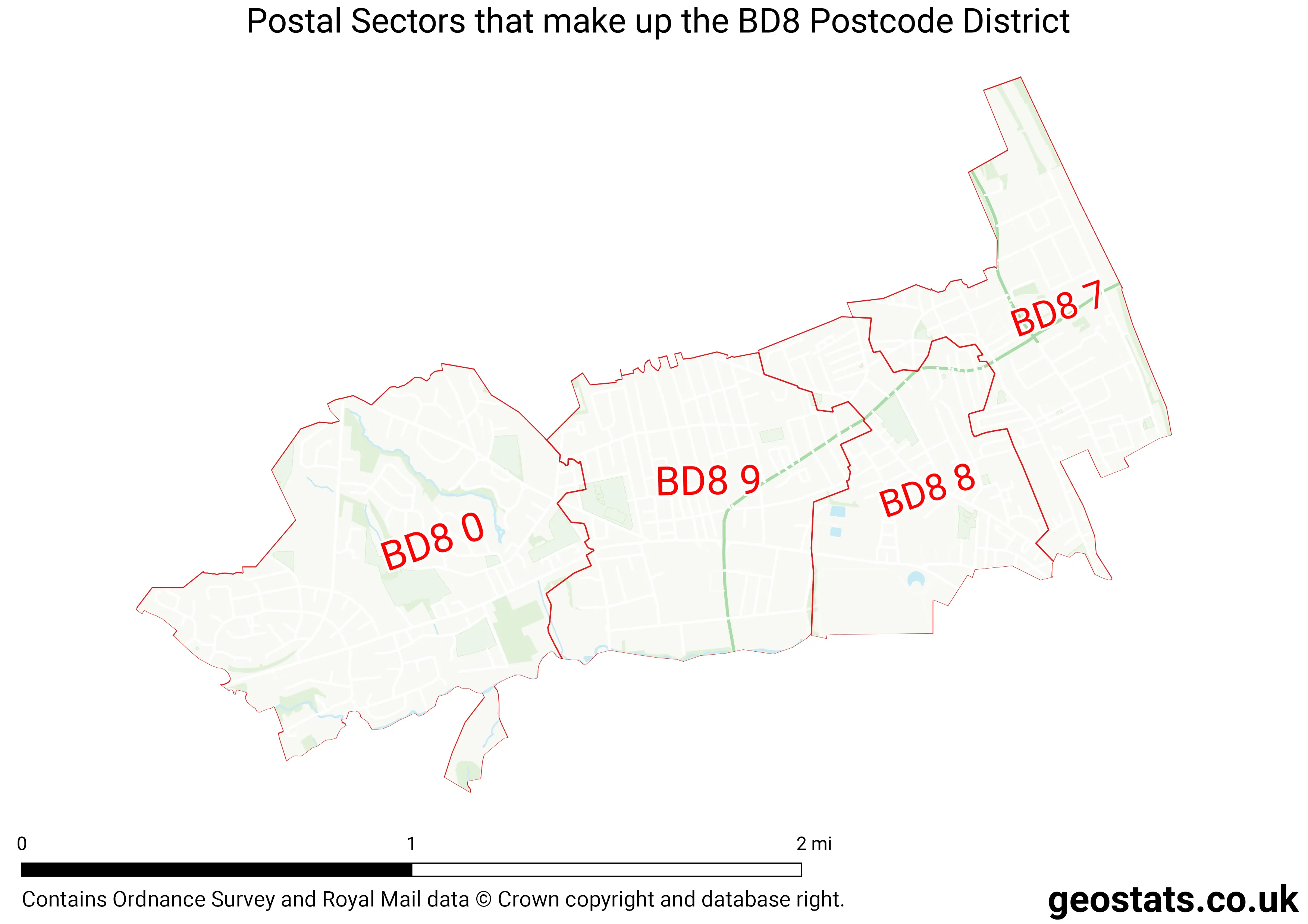 Map of the BD8  District