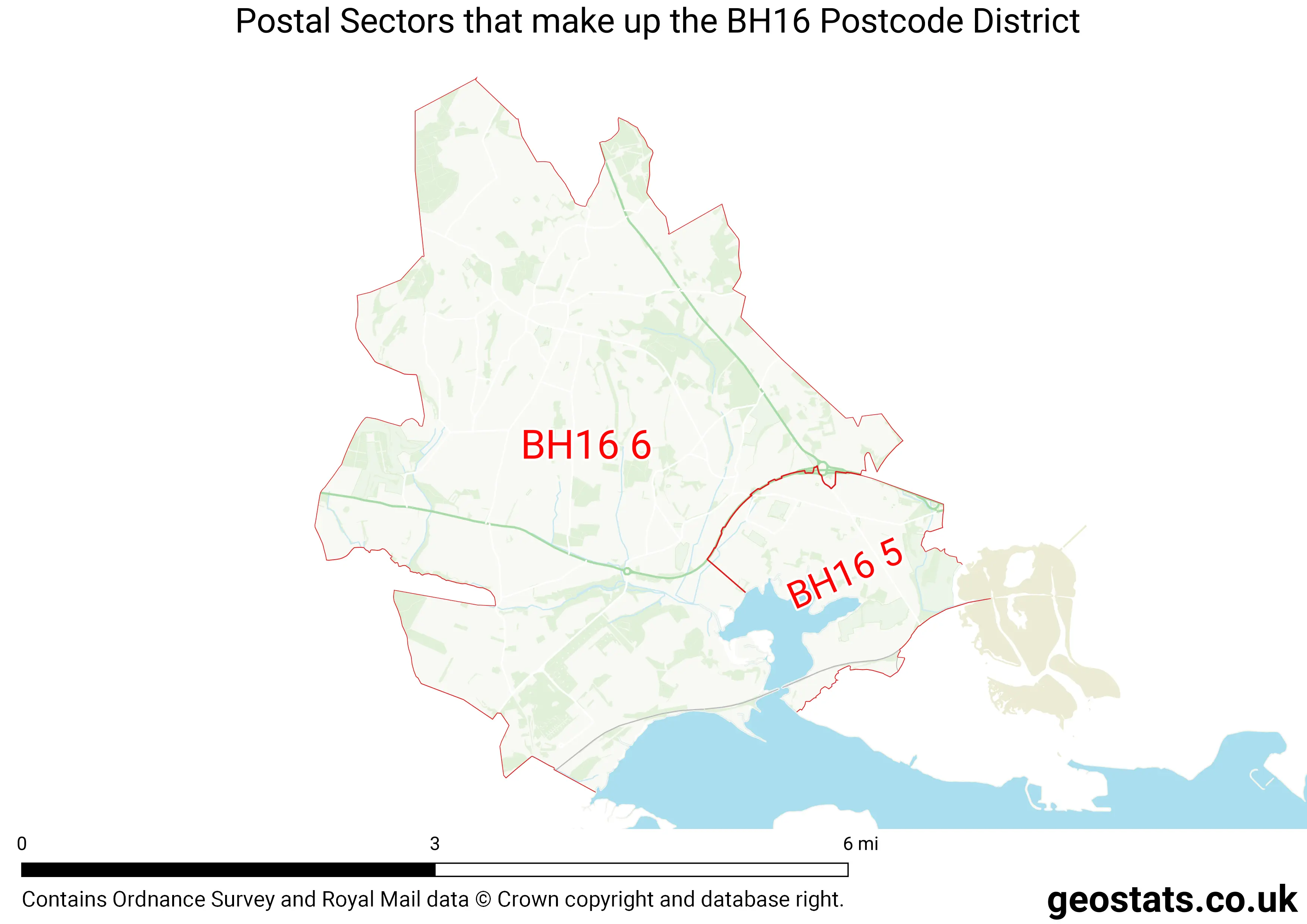 Map of the BH16  District