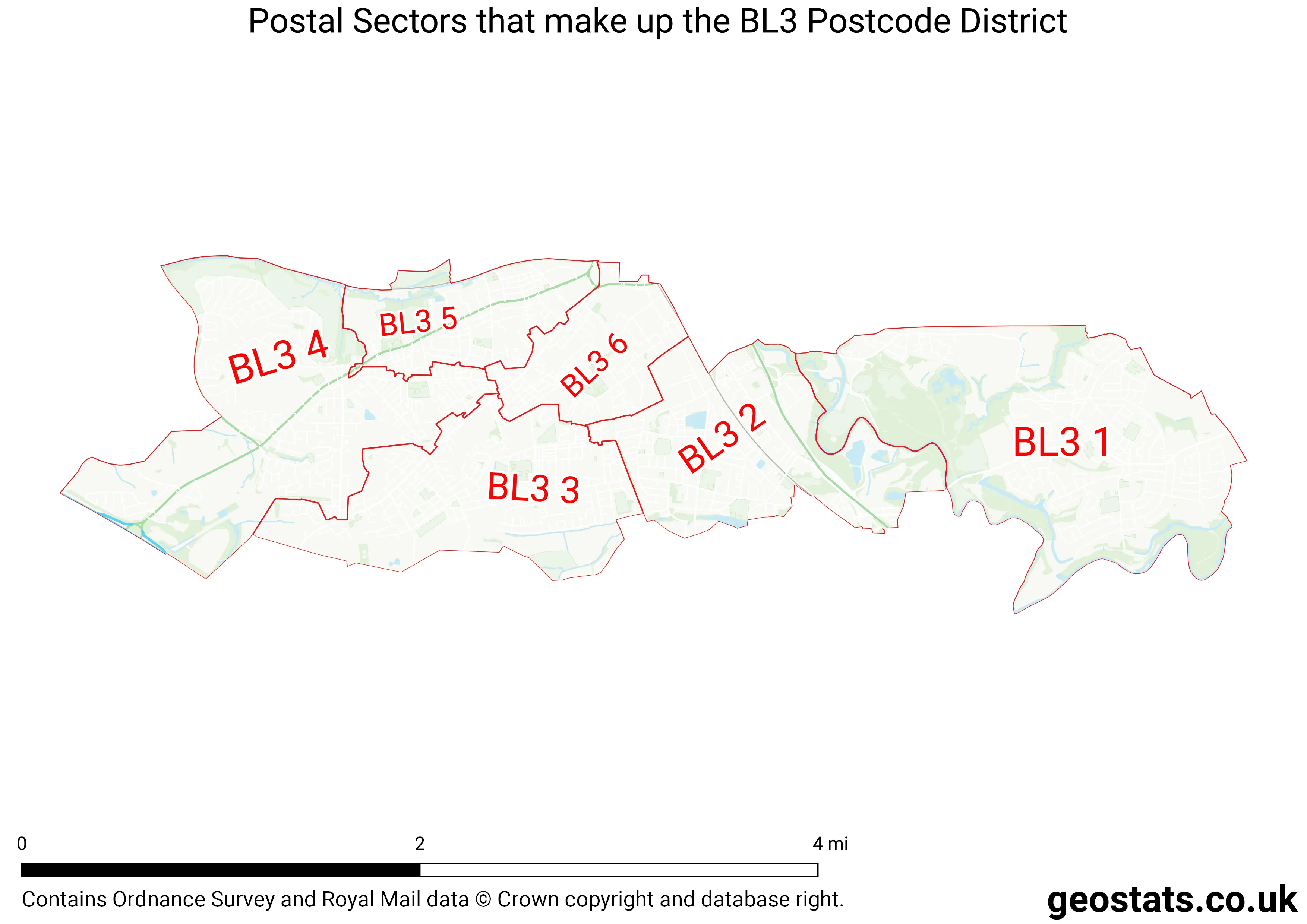 Map of the BL3  District