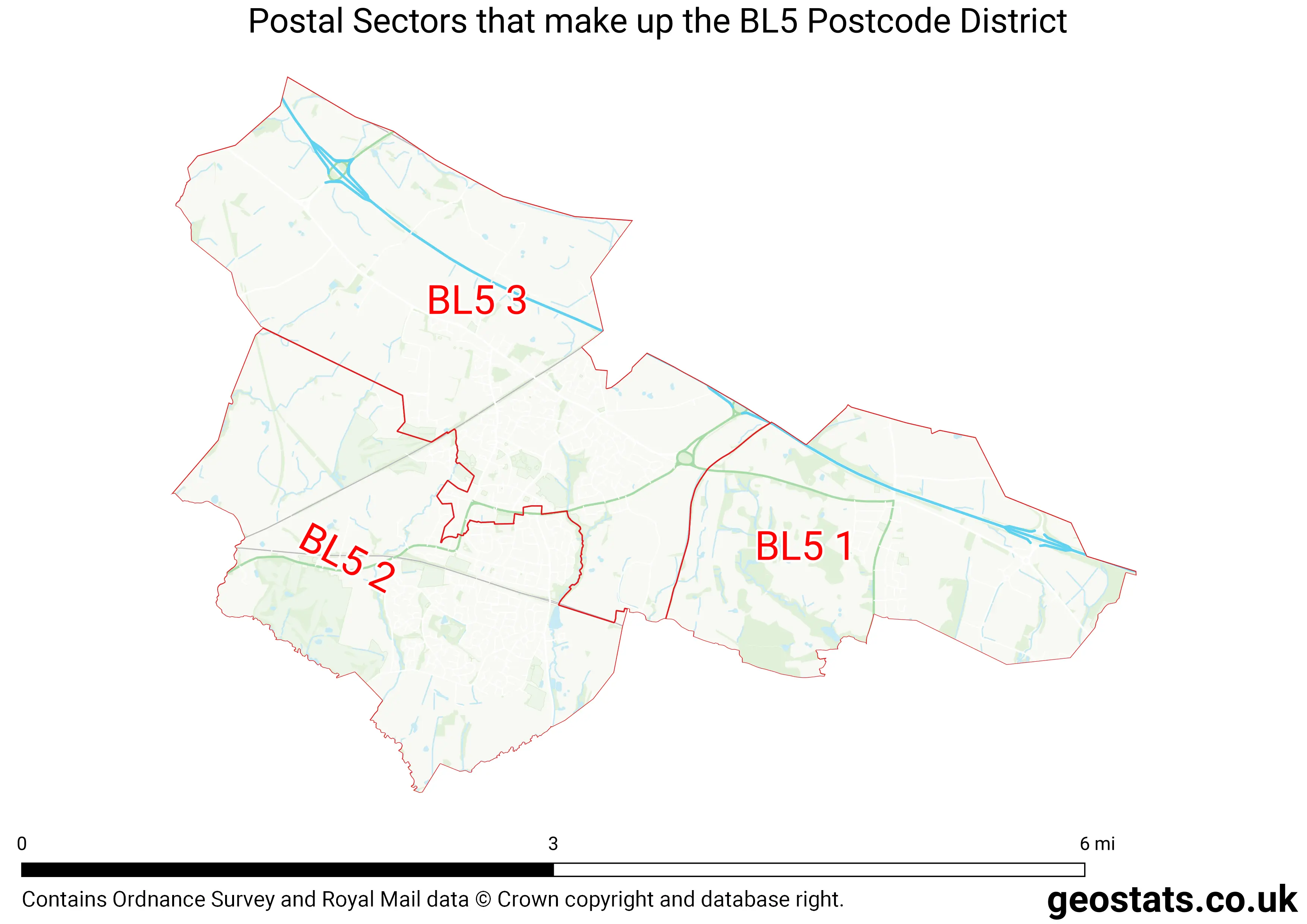 Map of the BL5  District