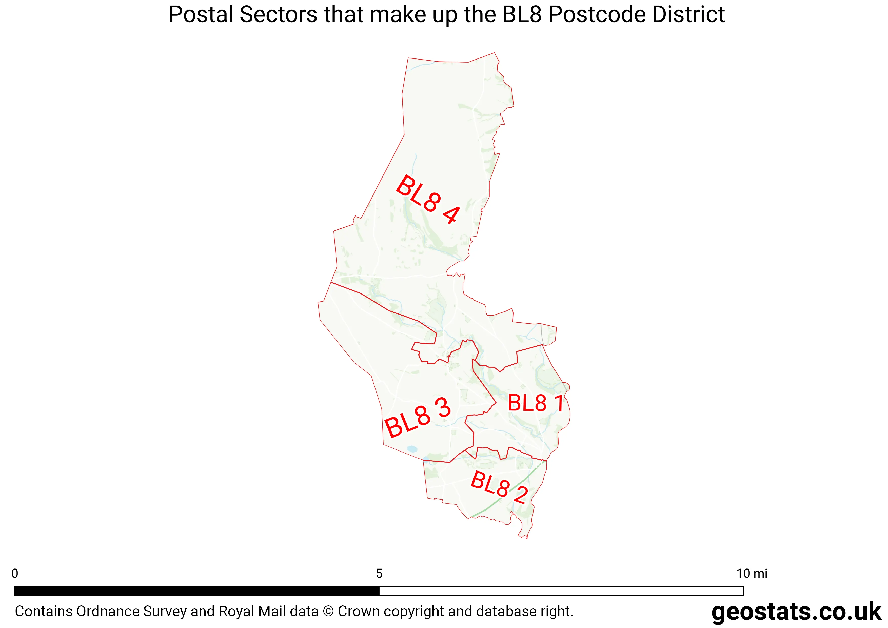 Map of the BL8  District