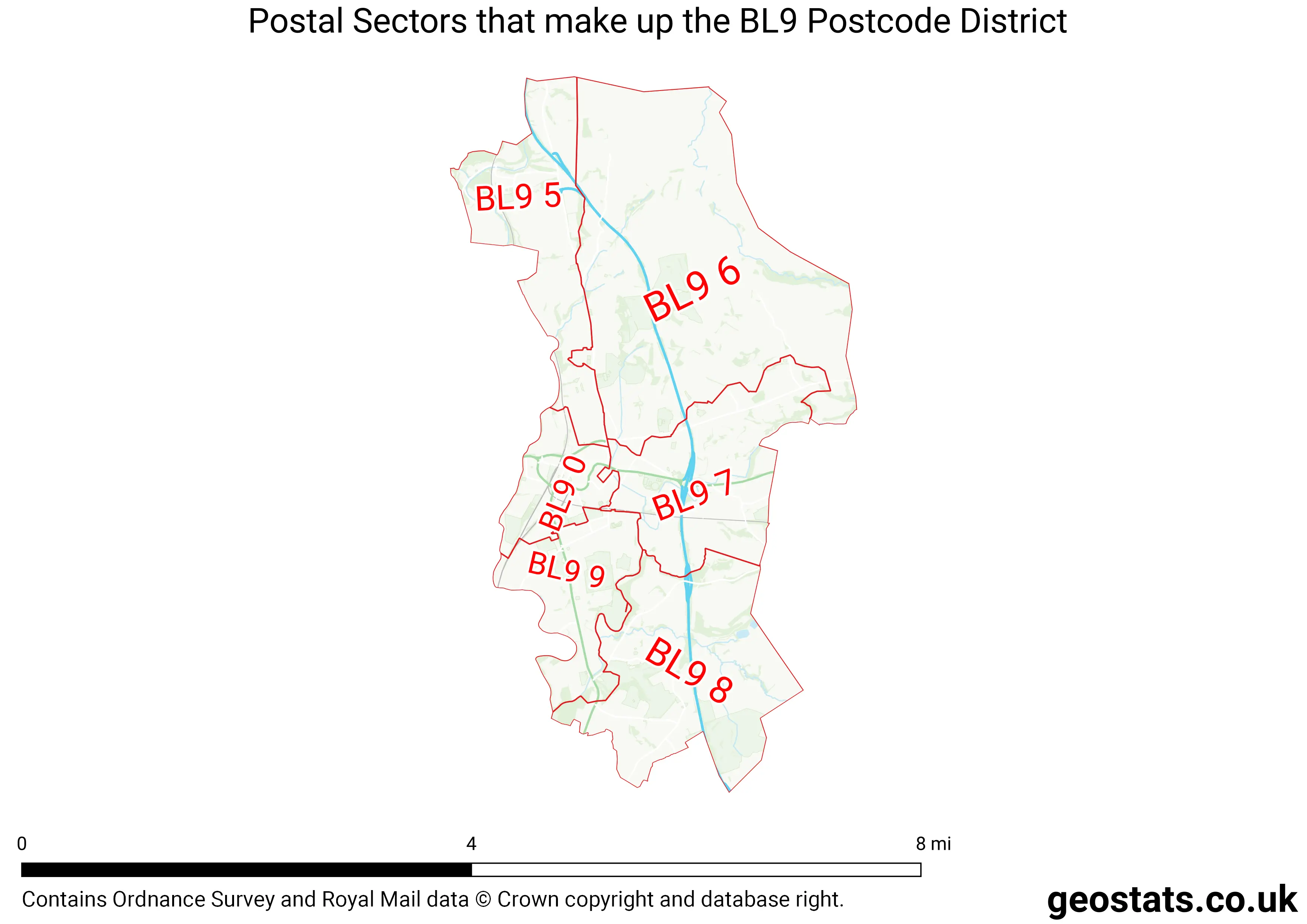 Map of the BL9  District