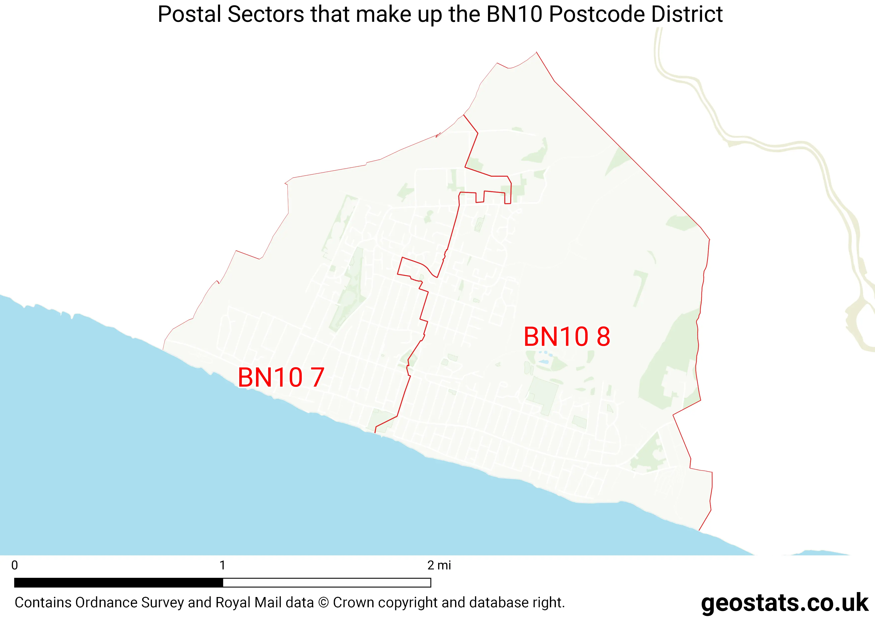Map of the BN10  District