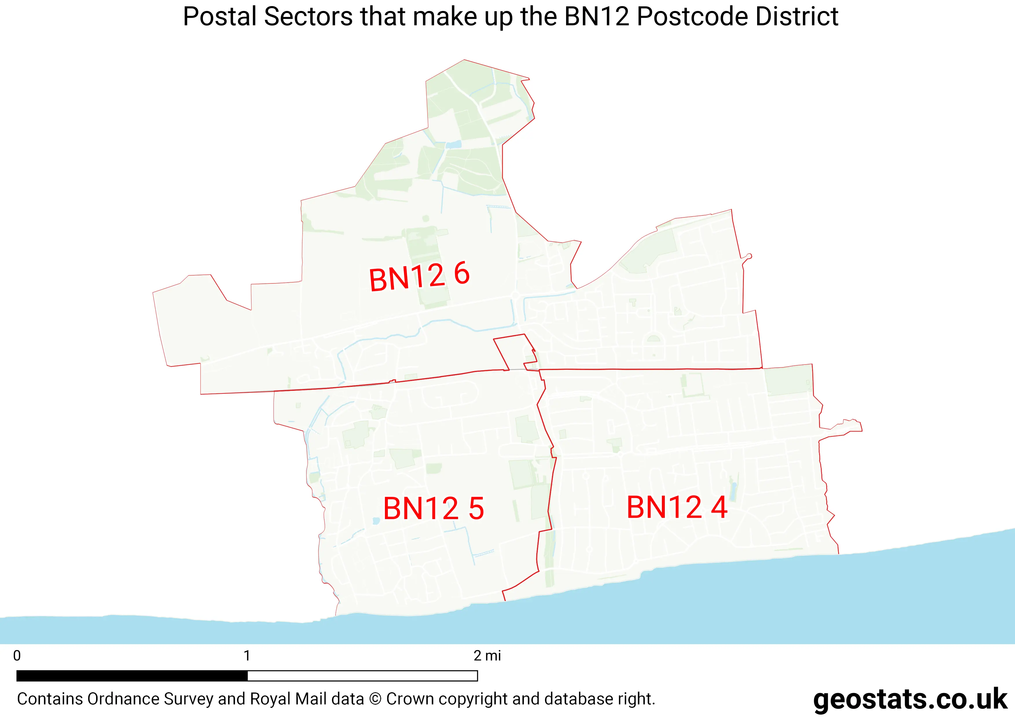 Map of the BN12  District