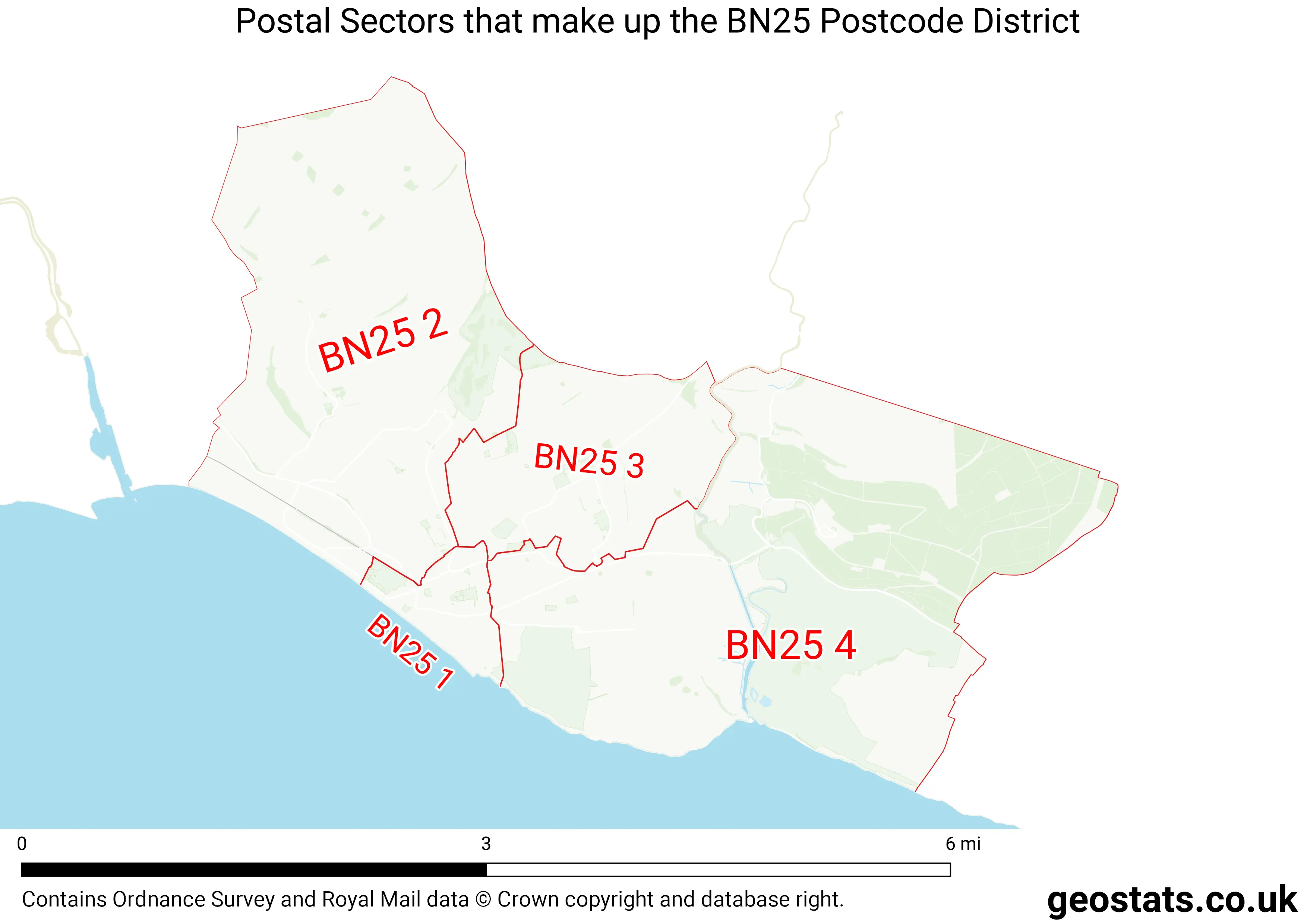 Map of the BN25  District