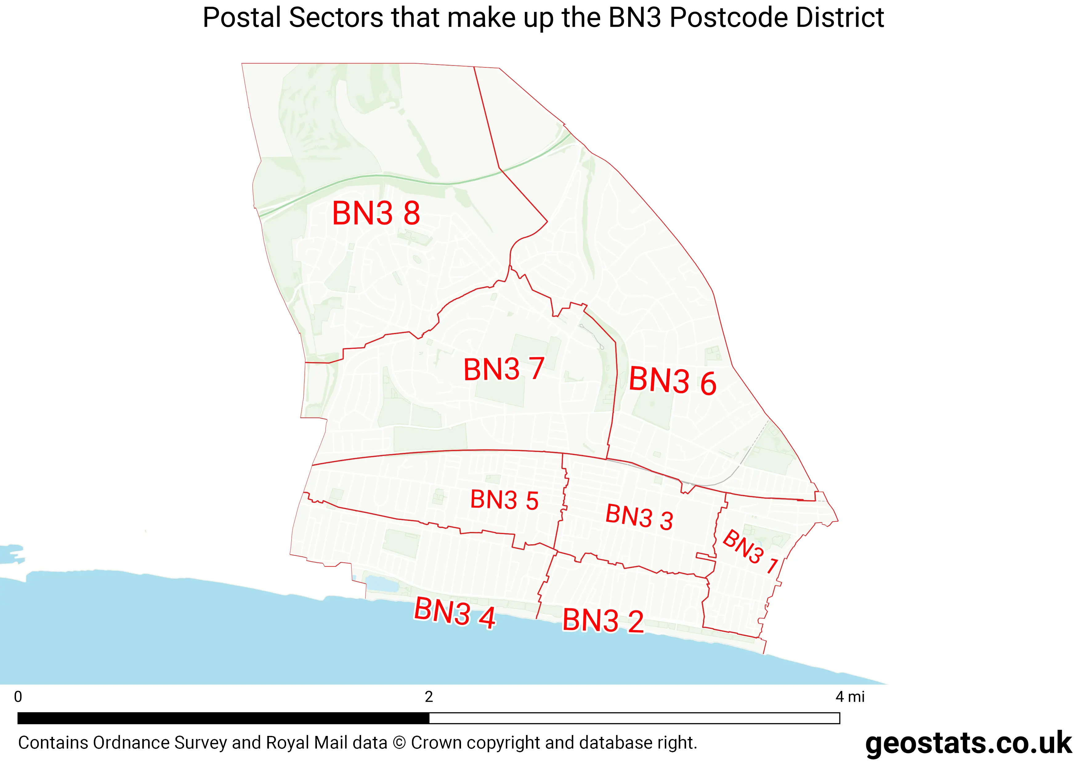 Map of the BN3  District