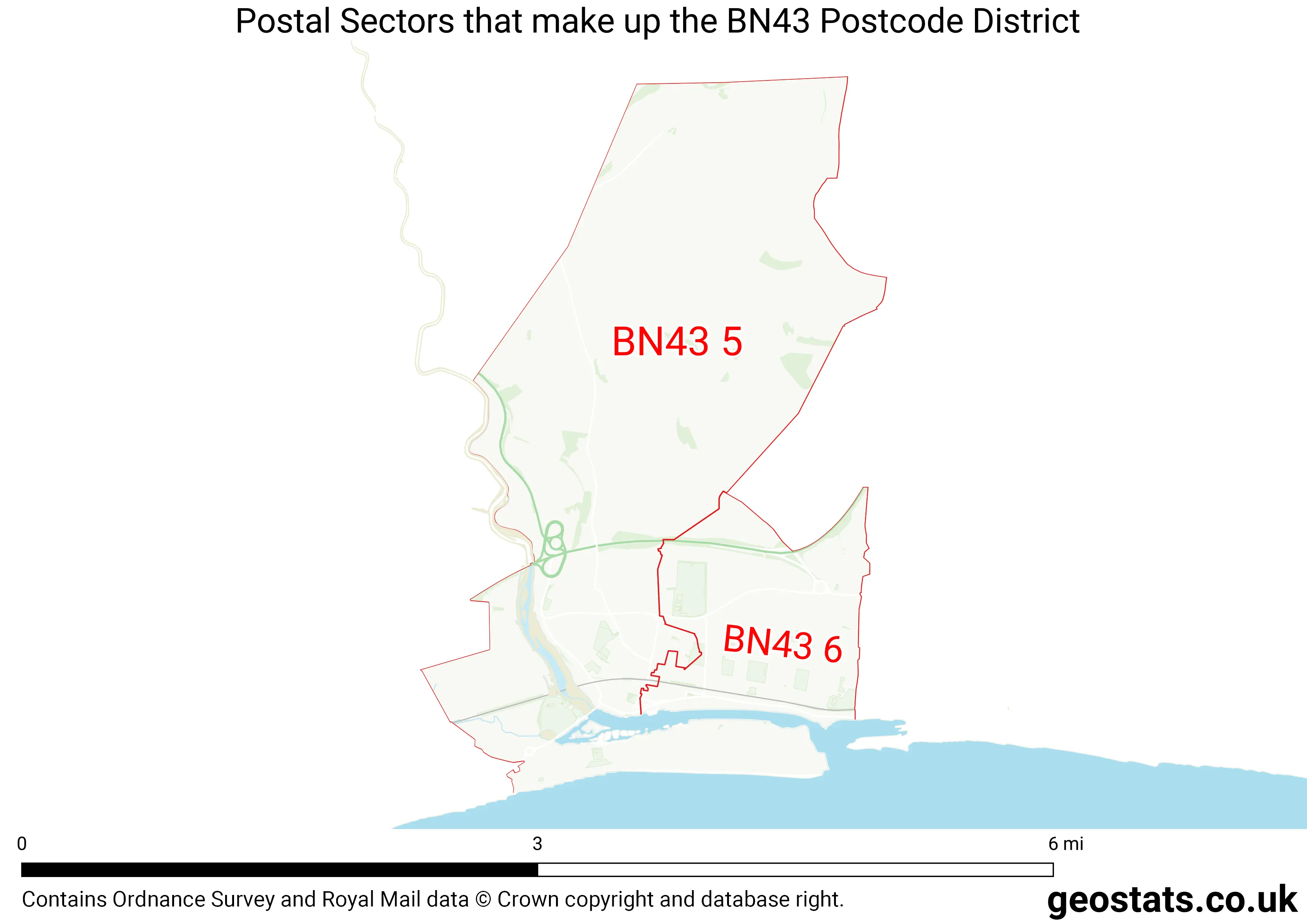Map of the BN43  District