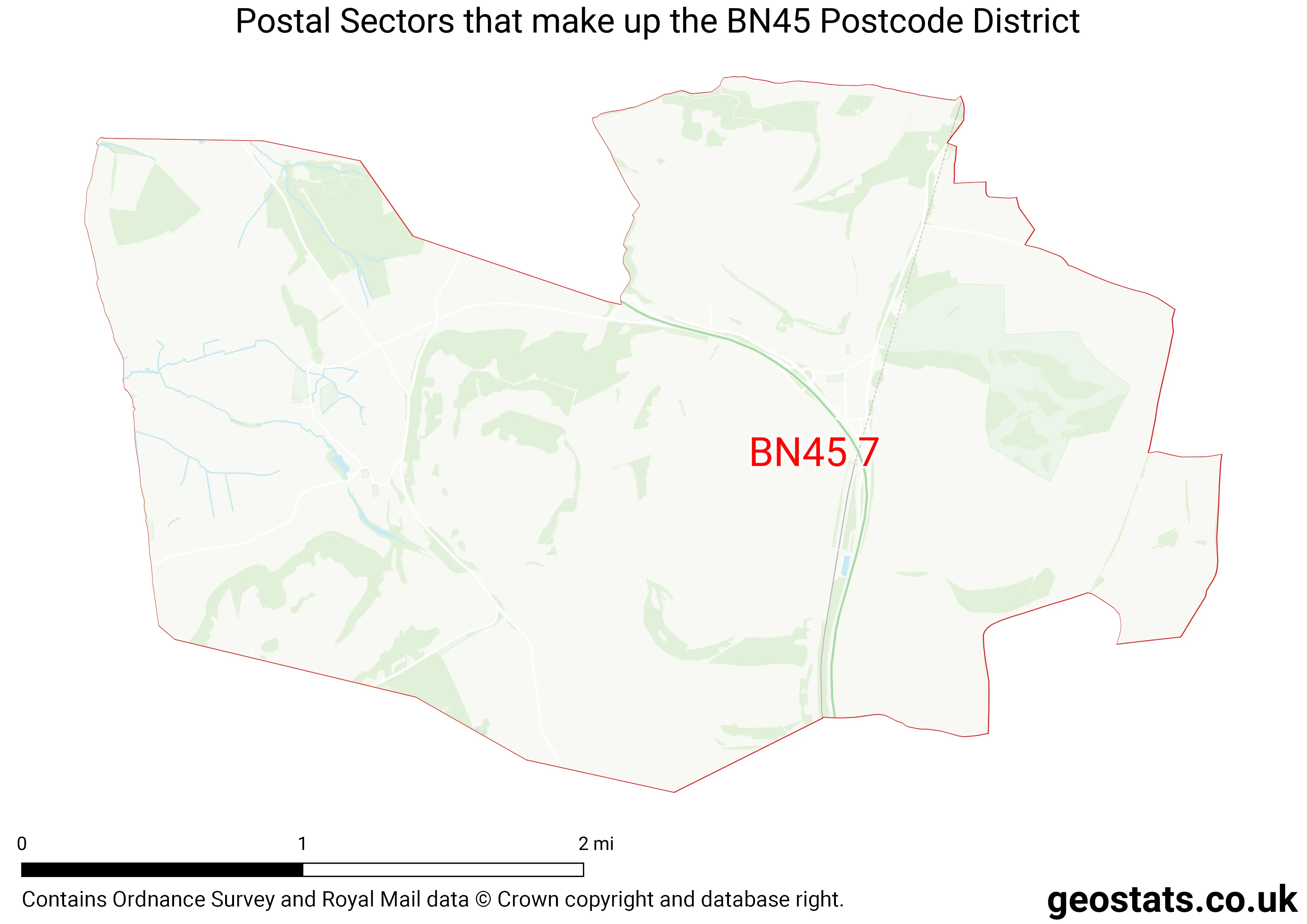 Map of the BN45  District