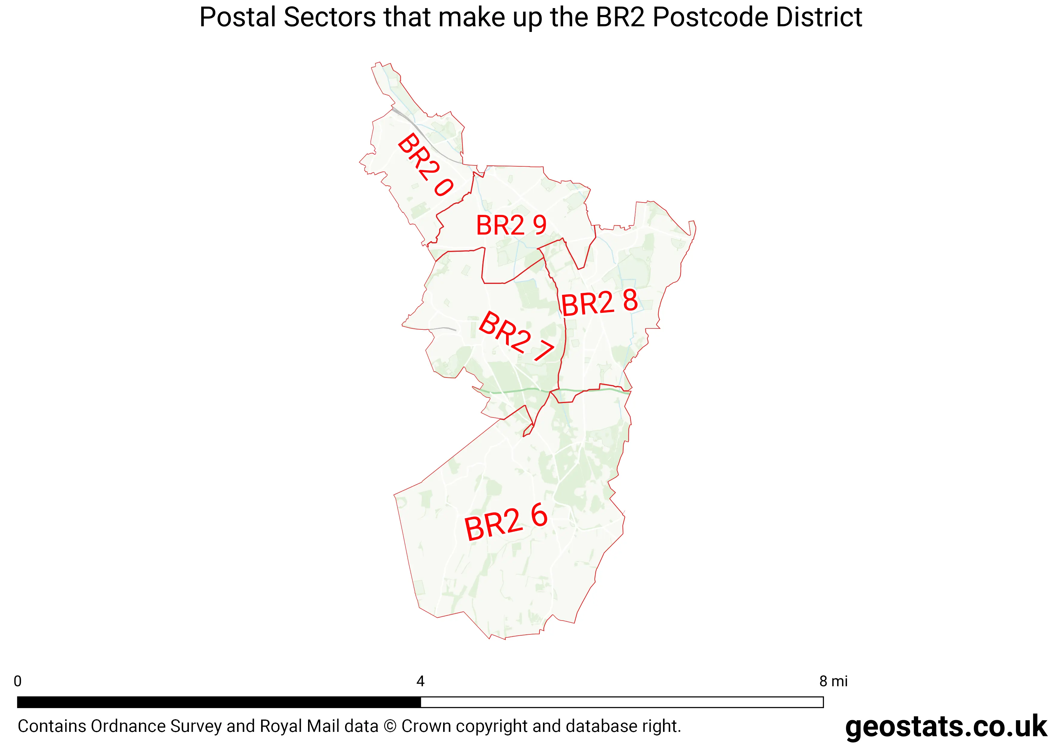 Map of the BR2  District