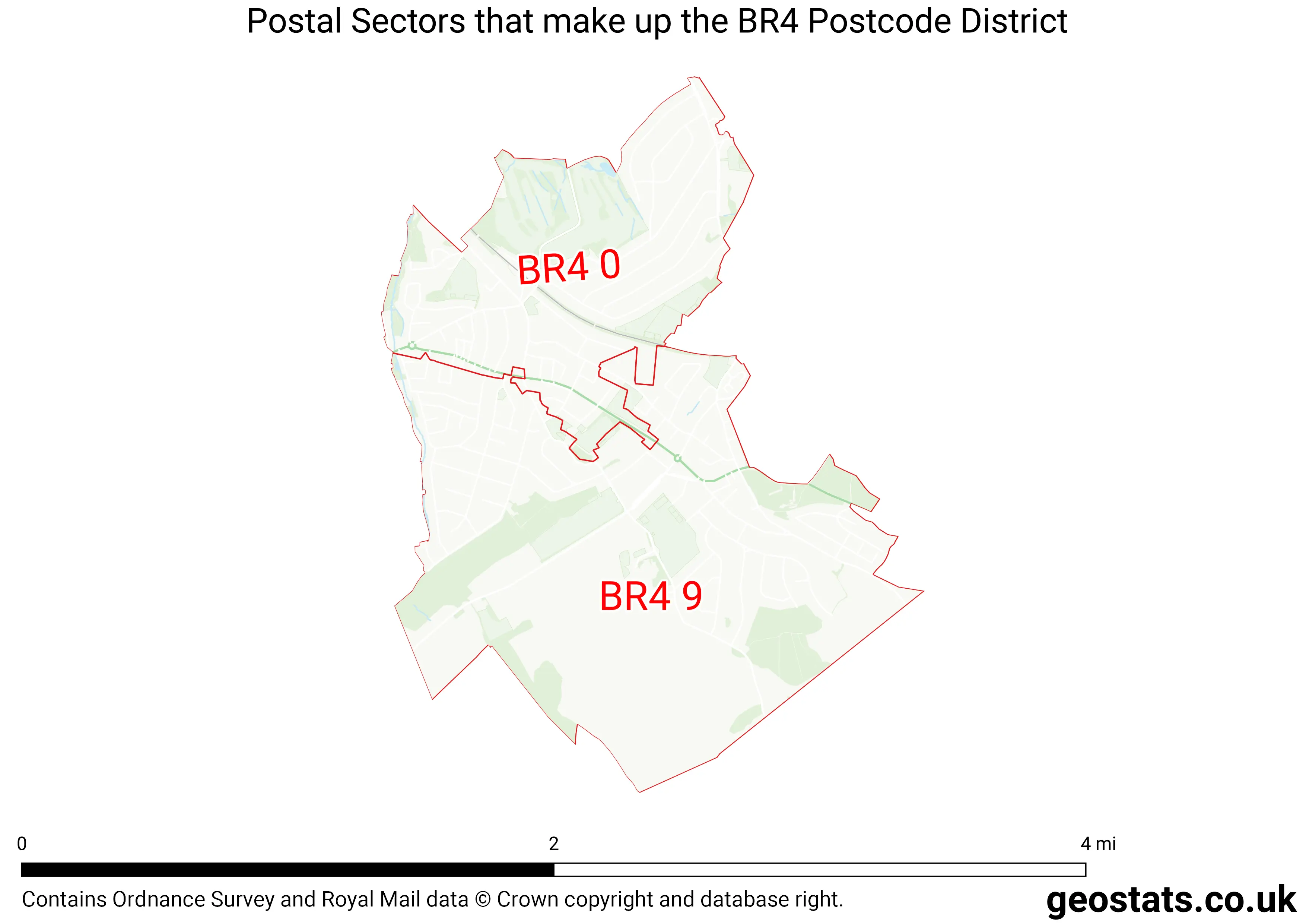 Map of the BR4  District
