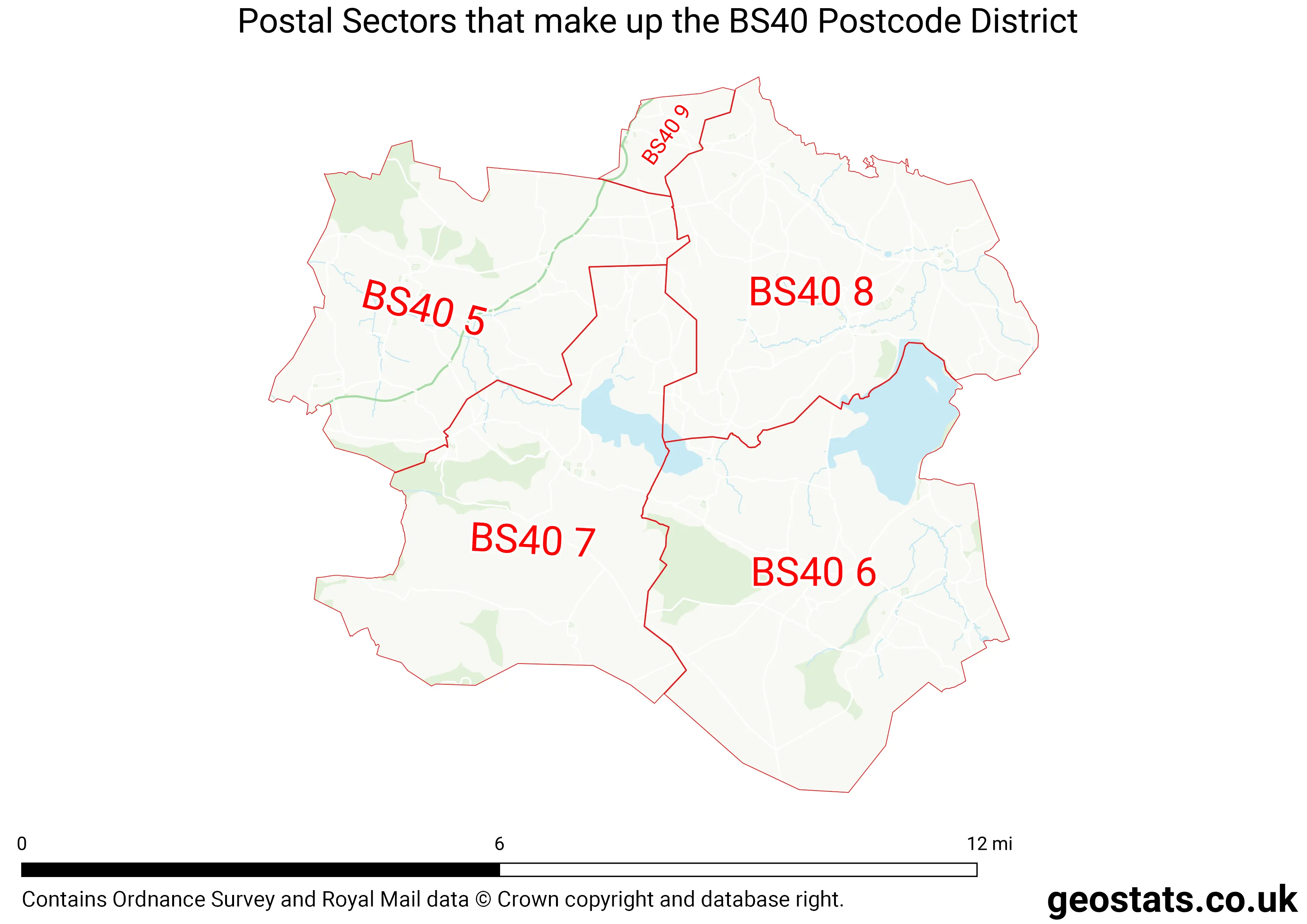 Map of the BS40  District