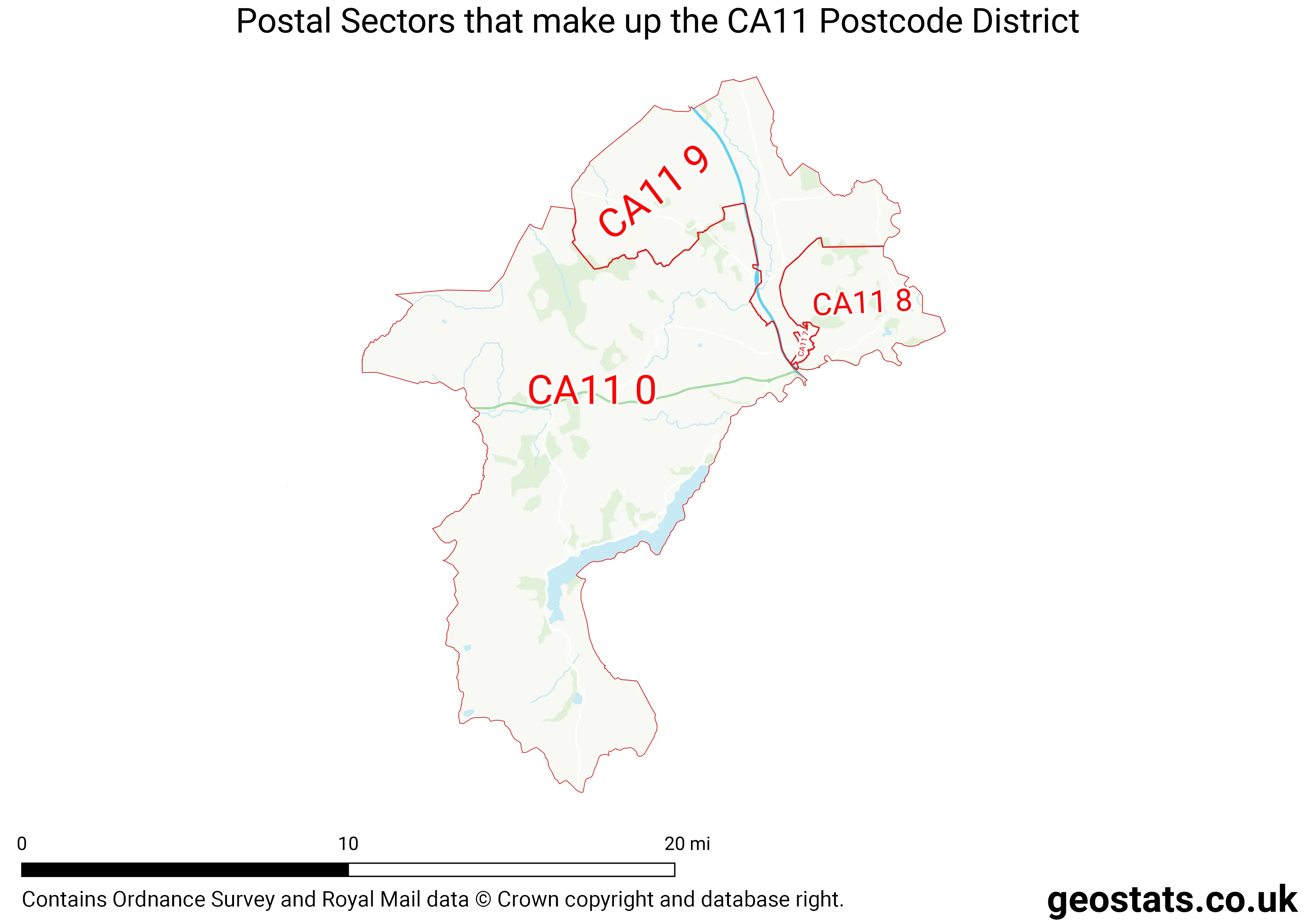 Map of the CA11  District