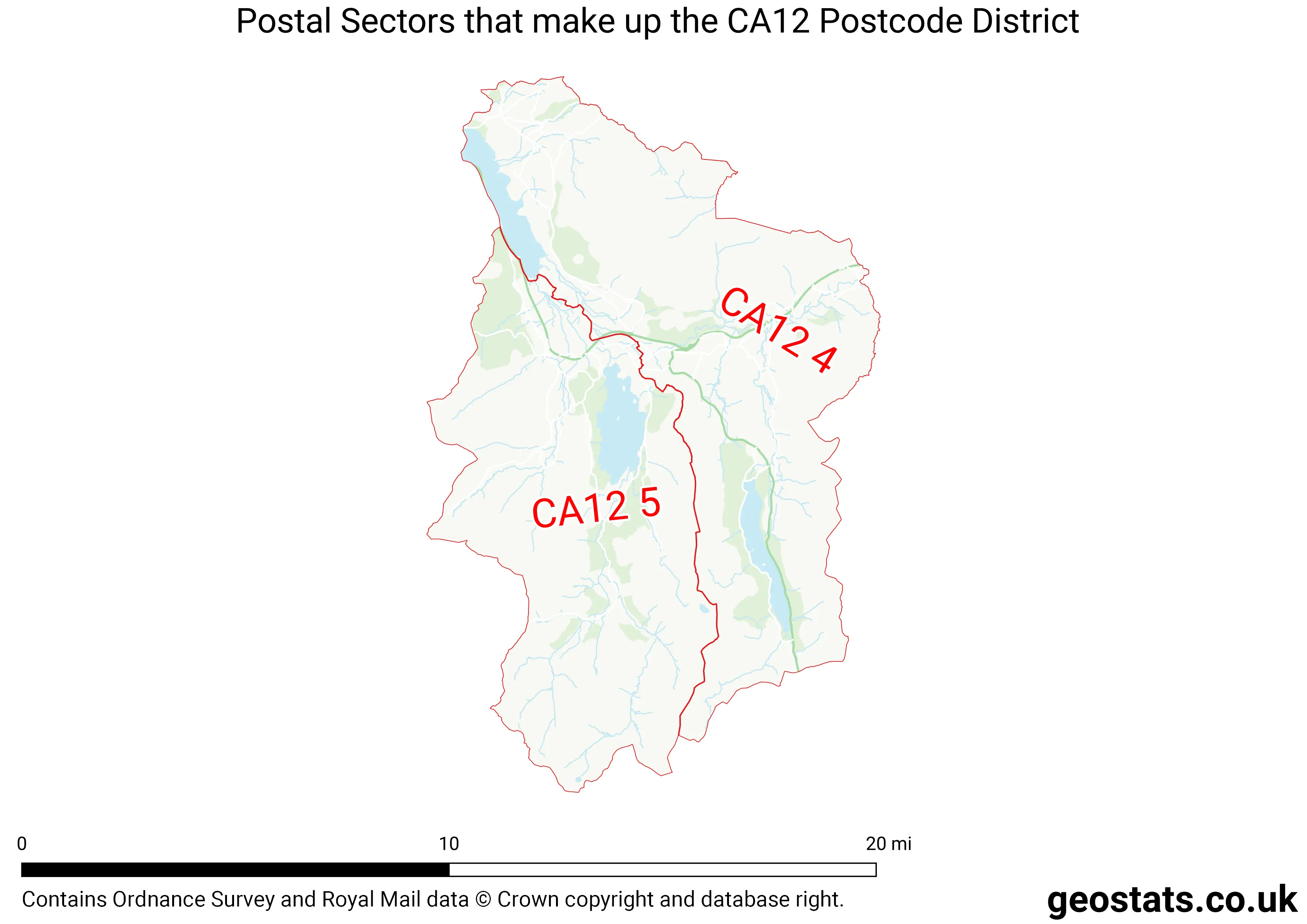 Map of the CA12  District