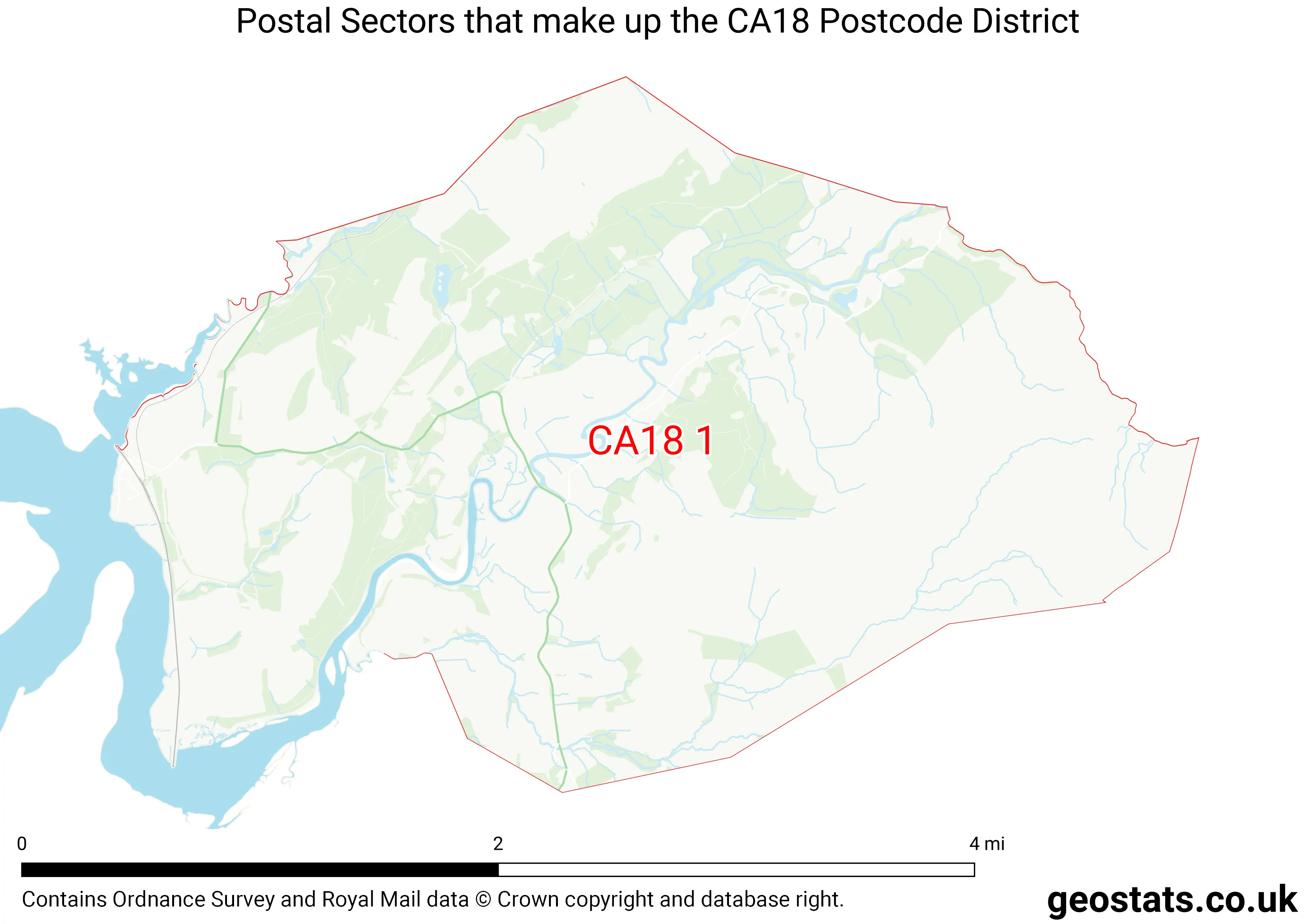 Map of the CA18  District