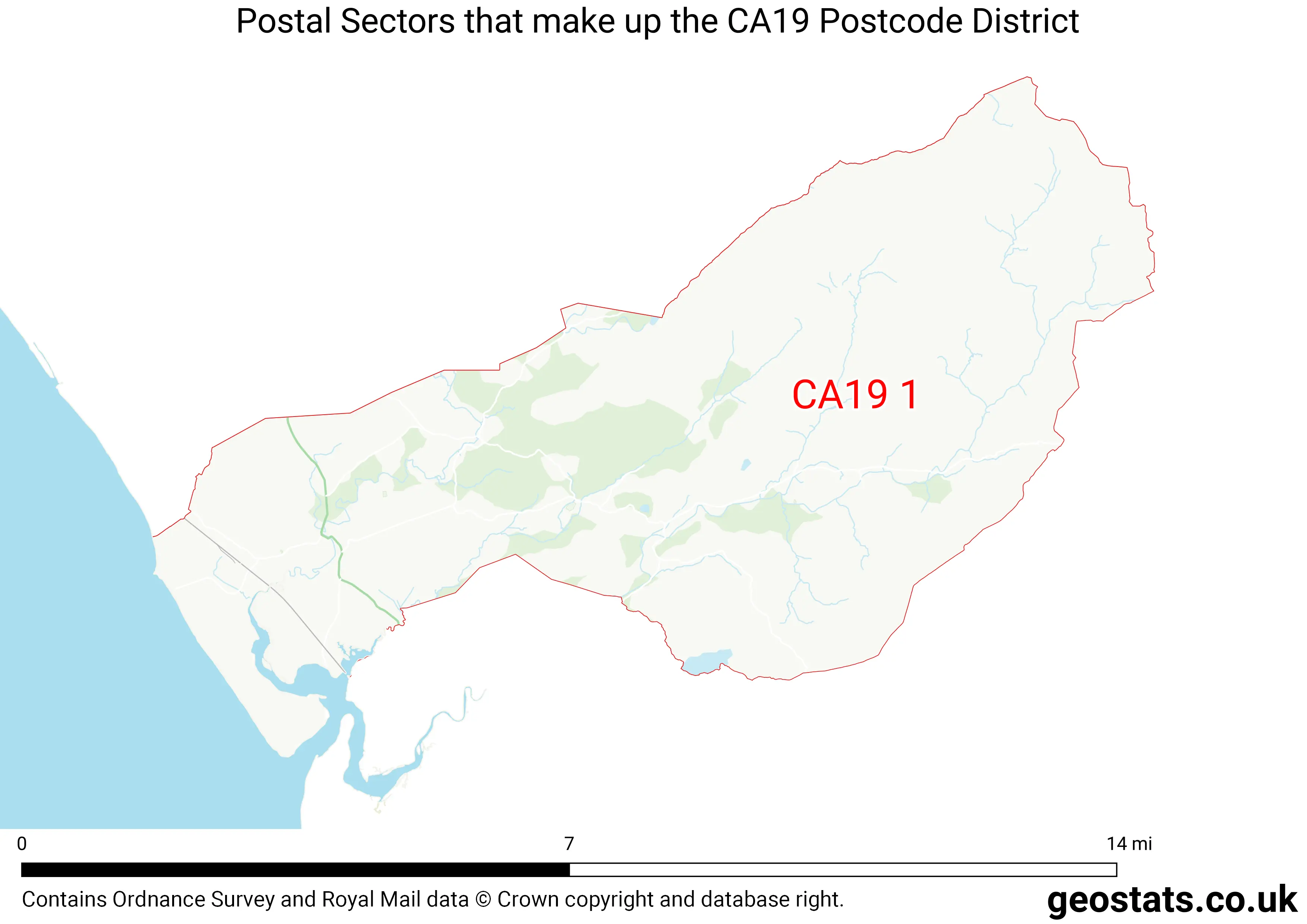 Map of the CA19  District