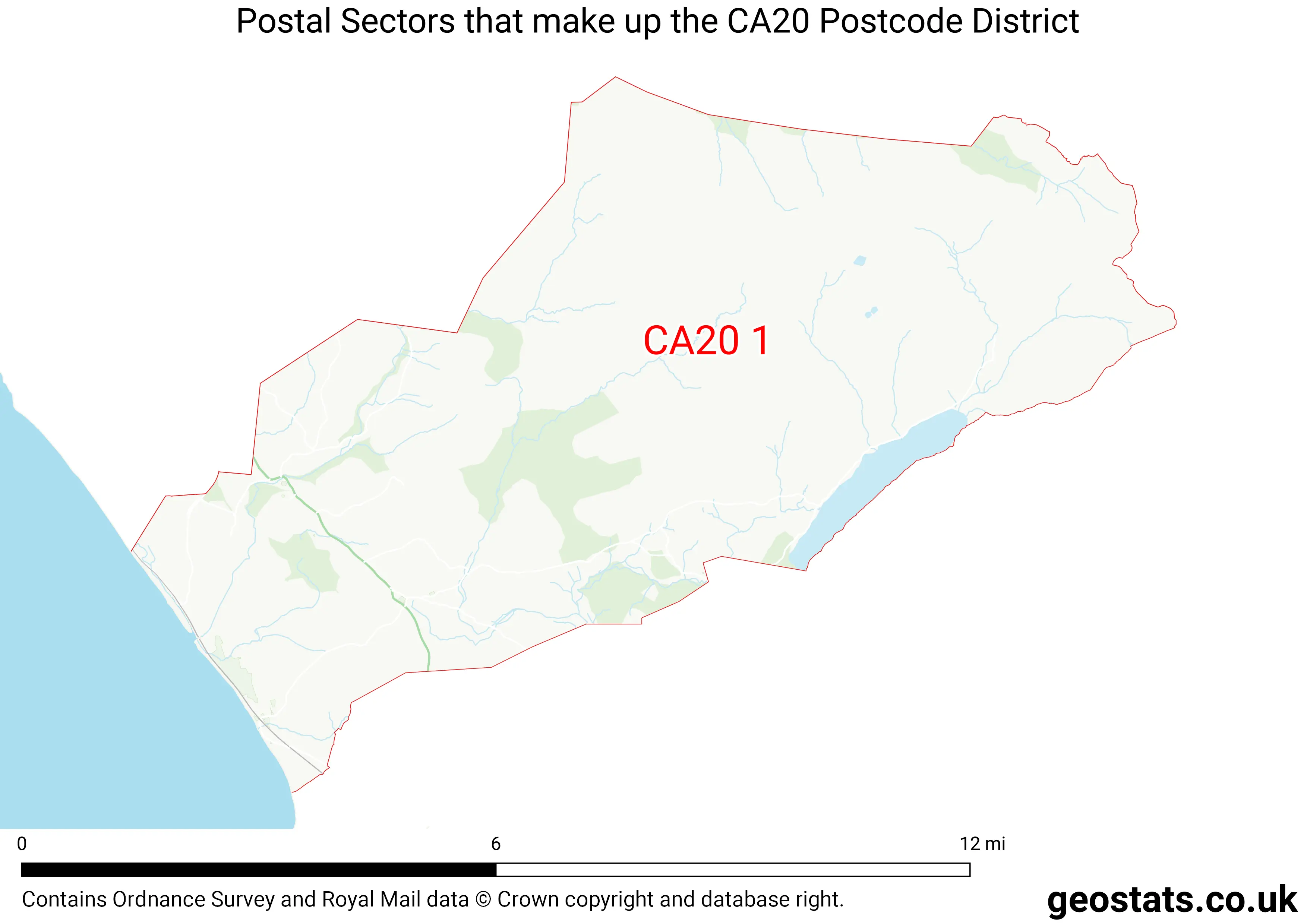 Map of the CA20  District