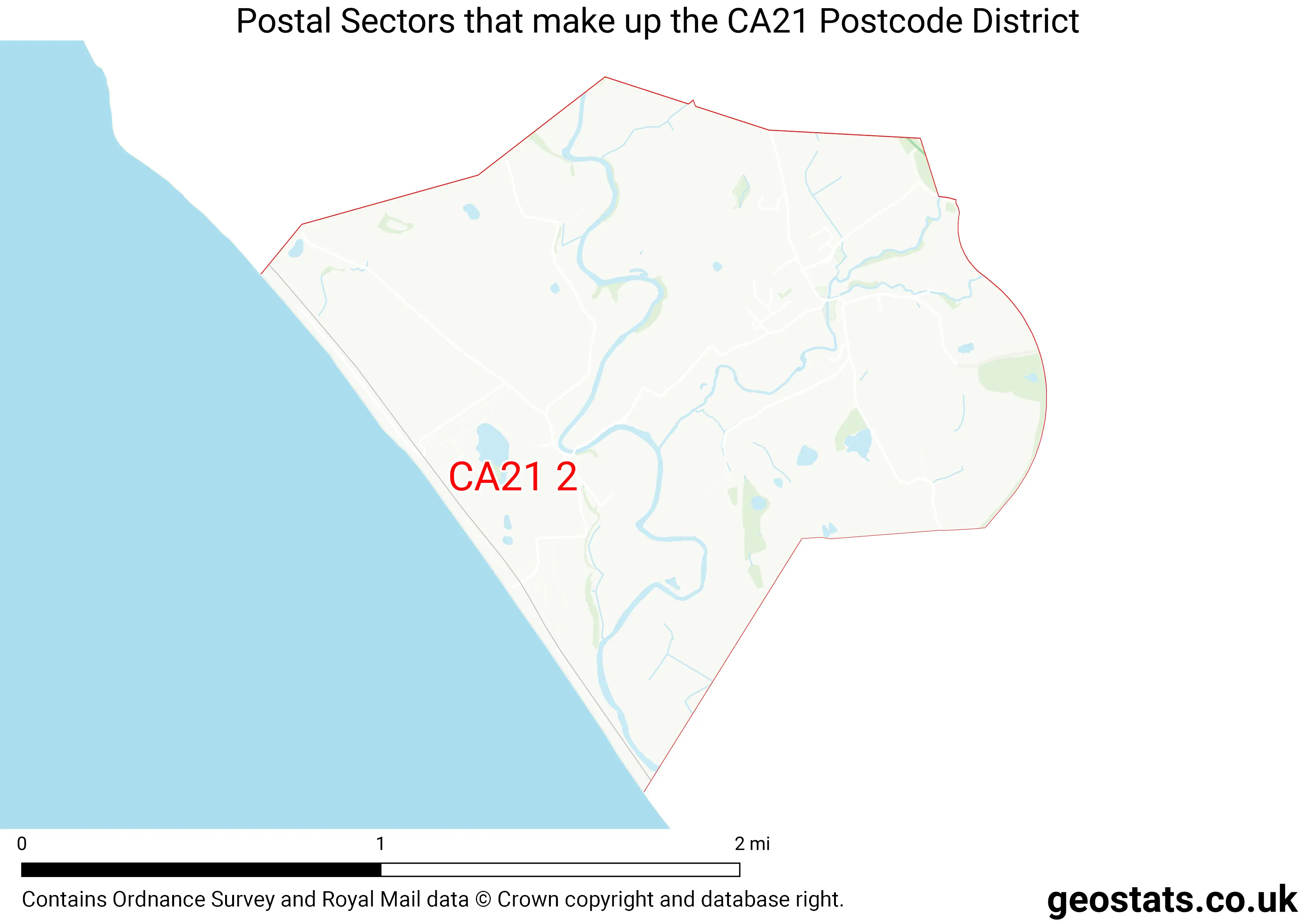 Map of the CA21  District