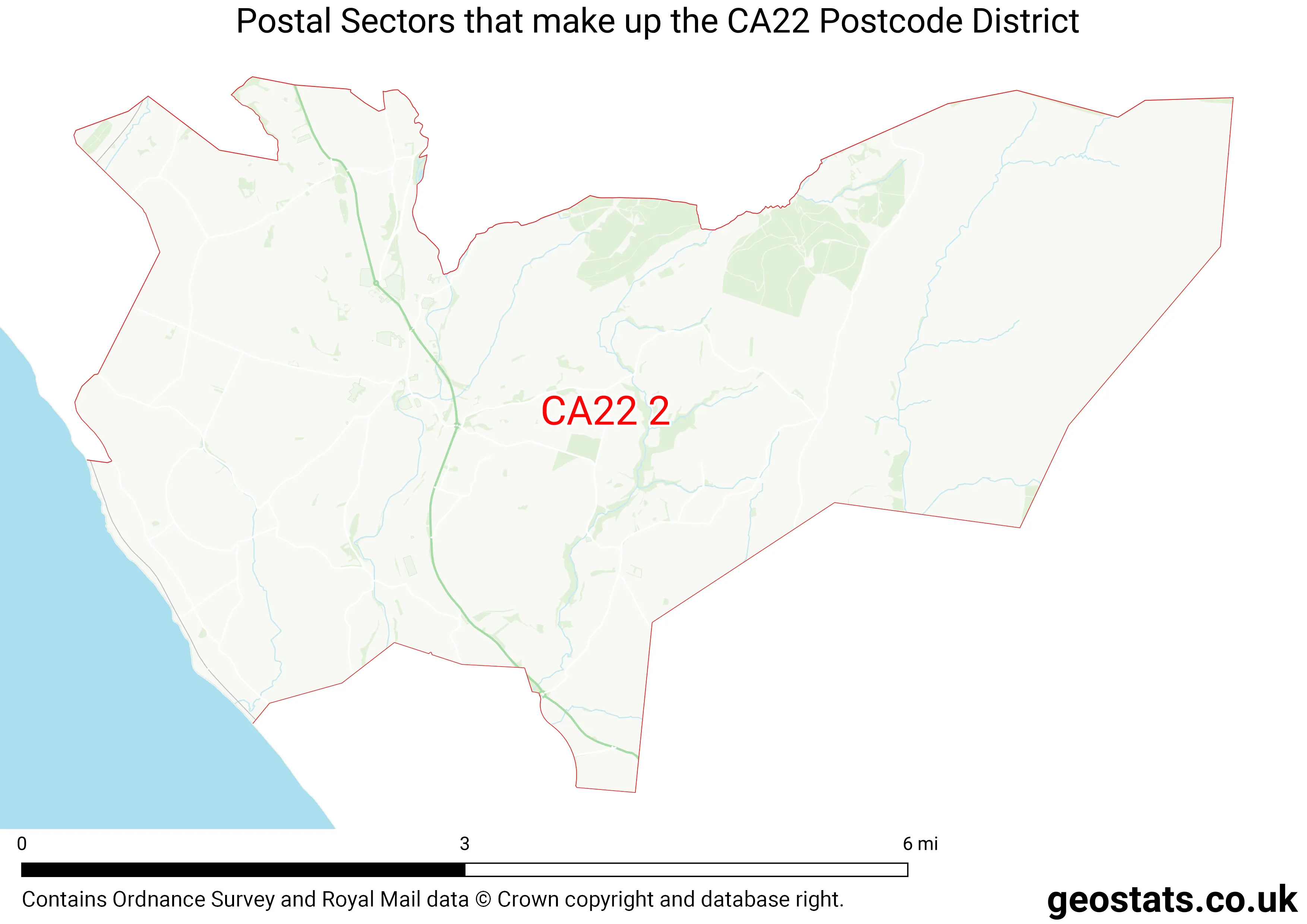Map of the CA22  District