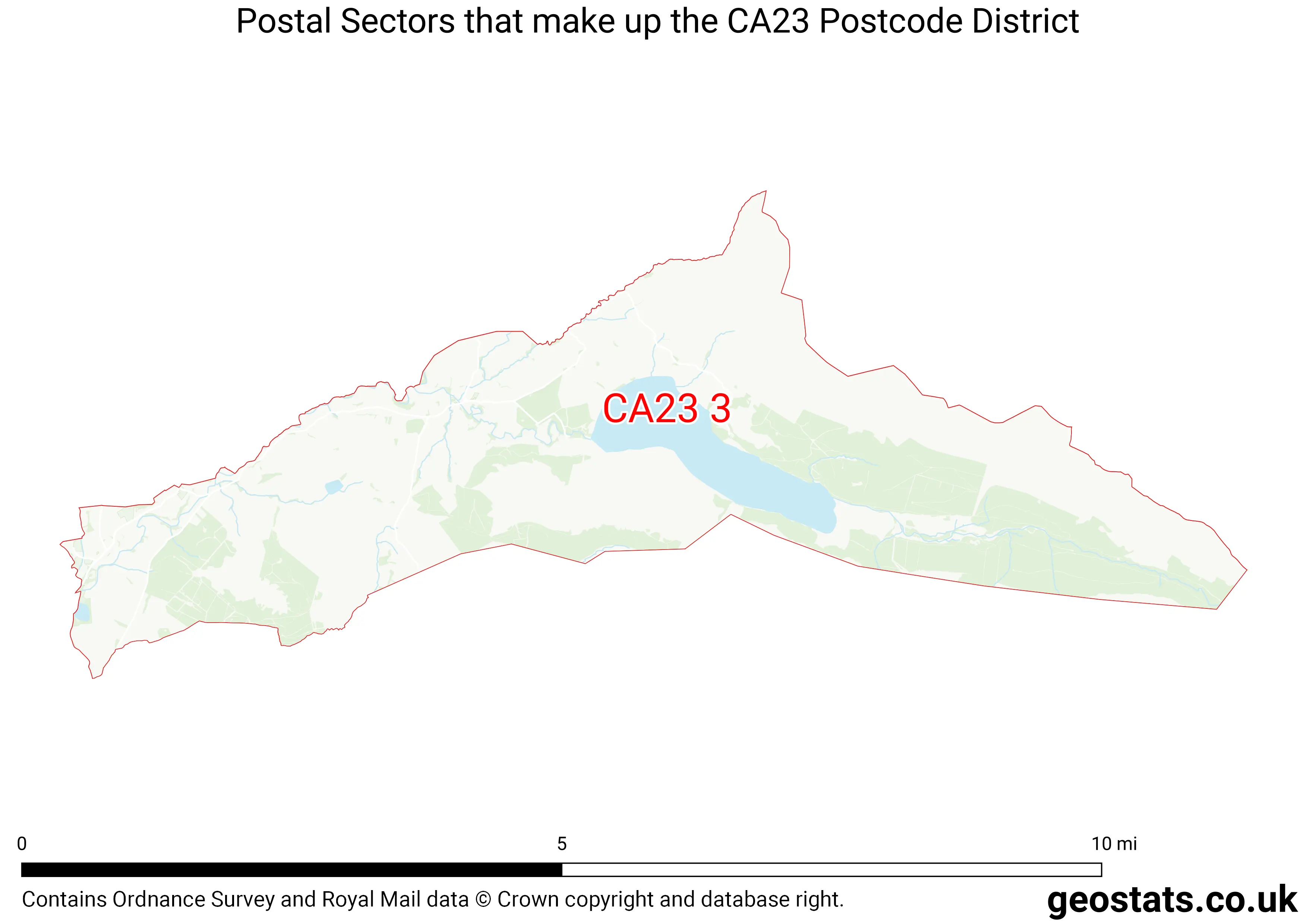 Map of the CA23  District