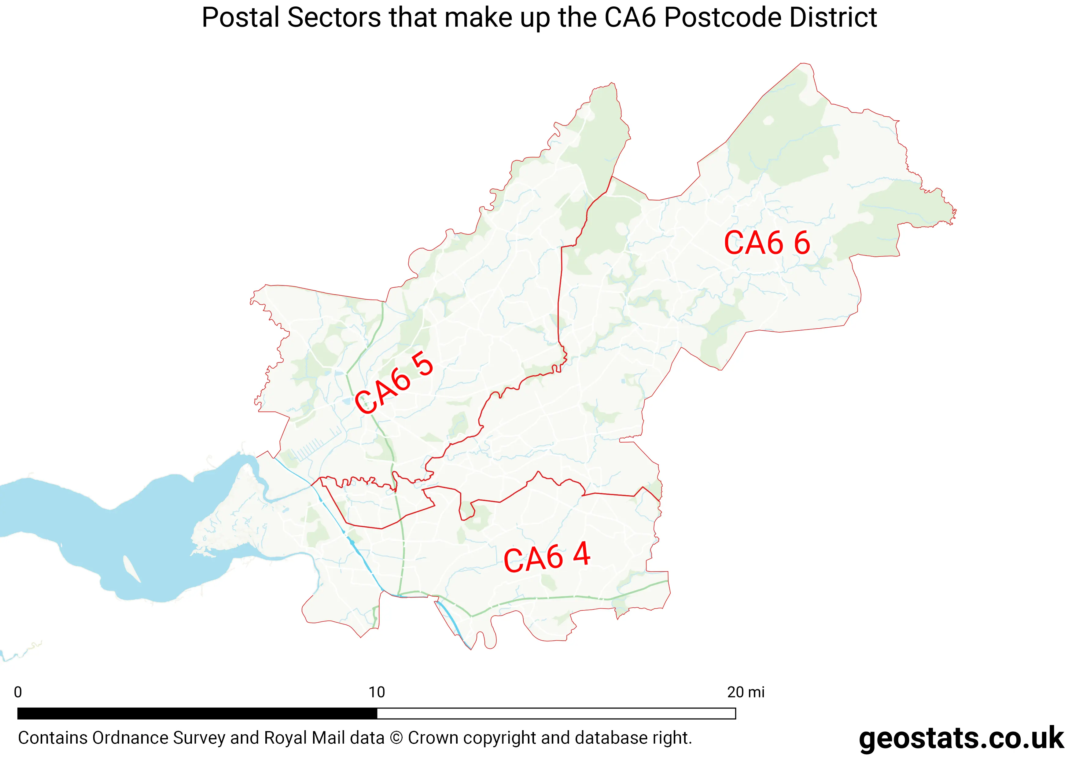 Map of the CA6  District