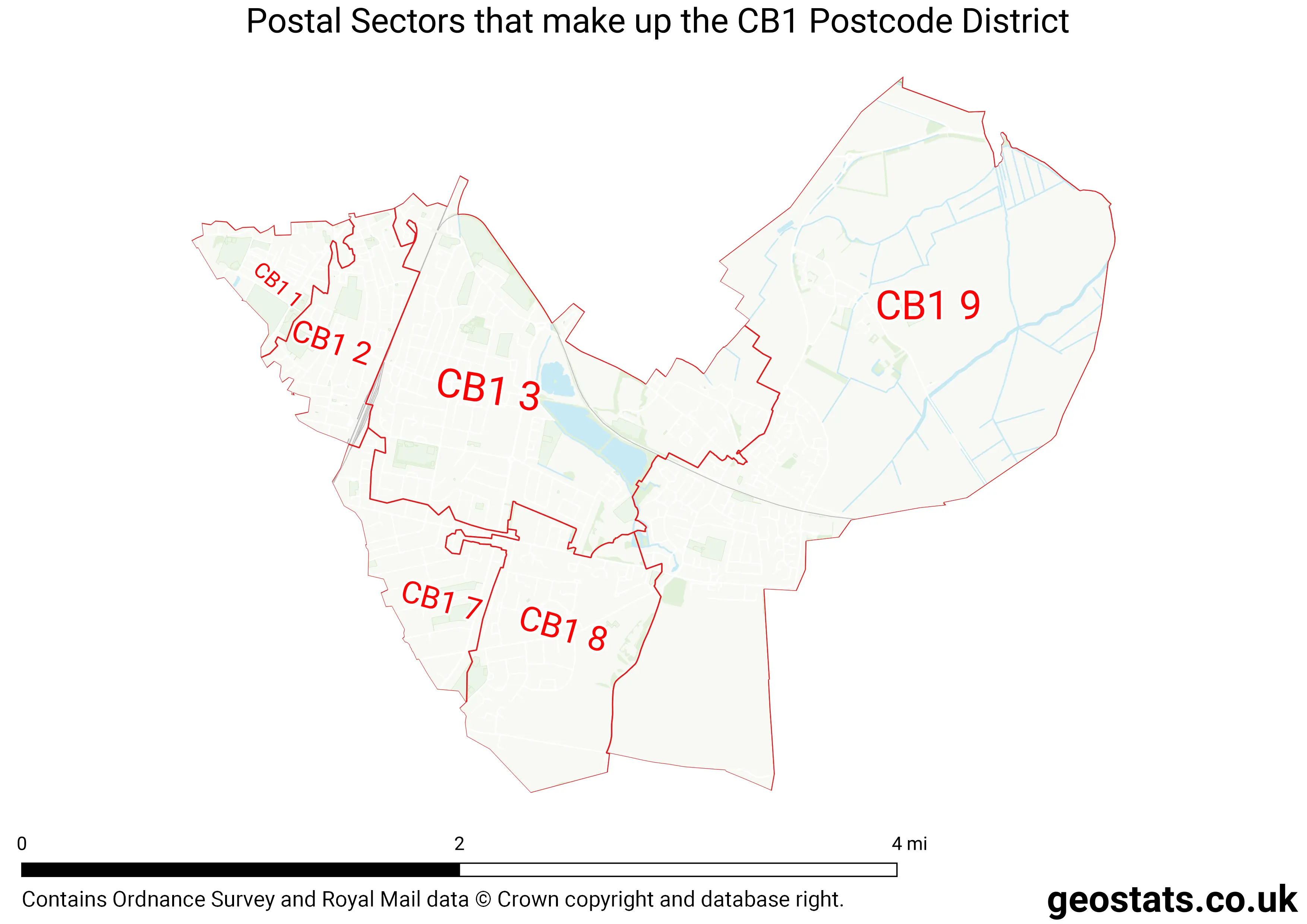 Map of the CB1  District