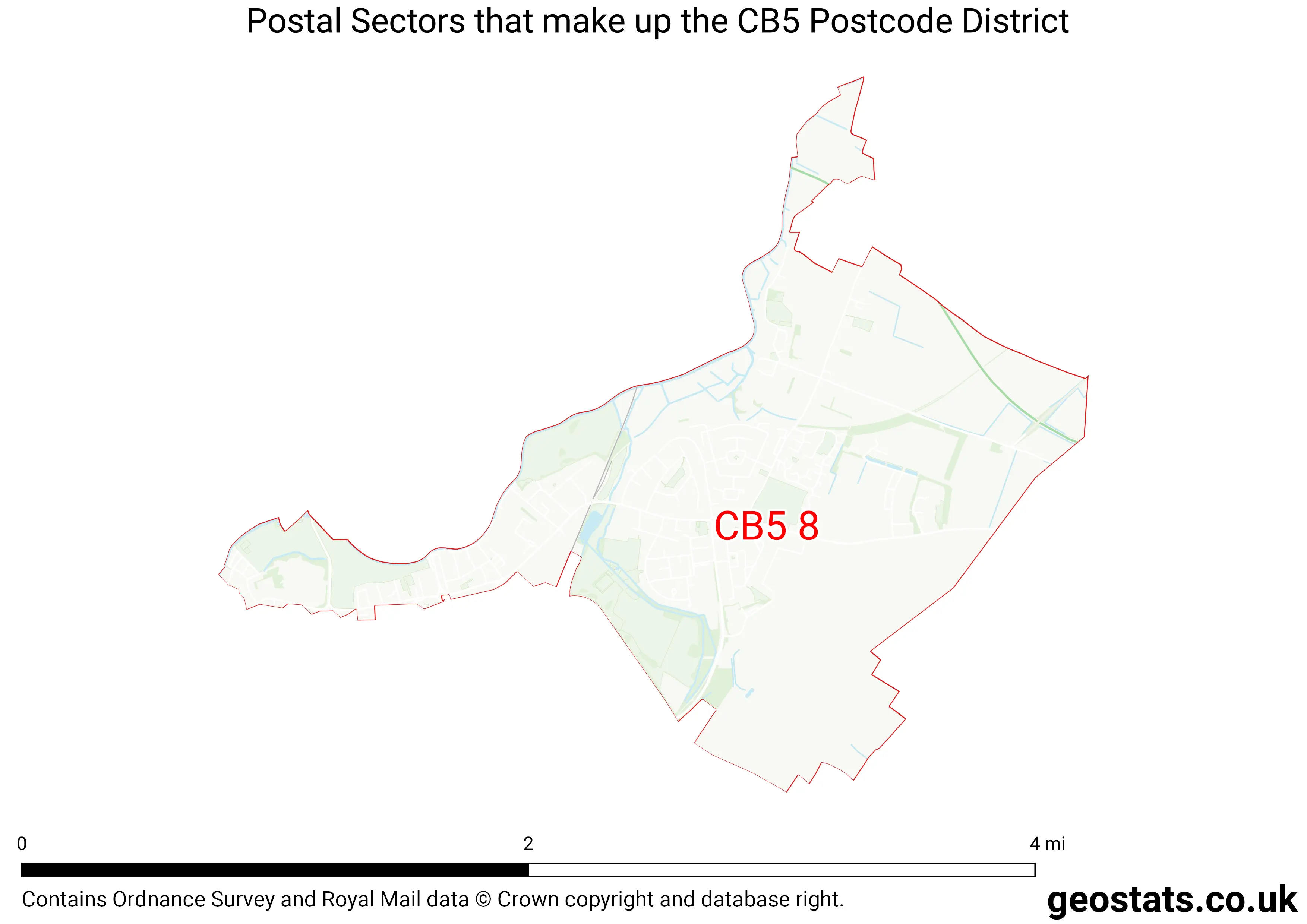 Map of the CB5  District