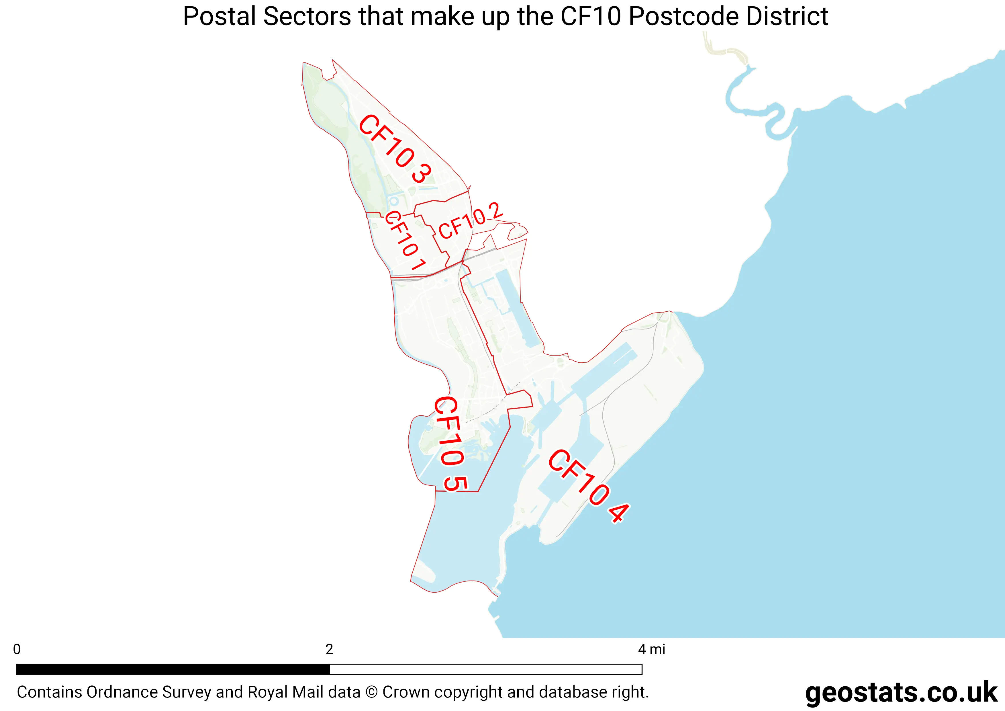 Map of the CF10  District