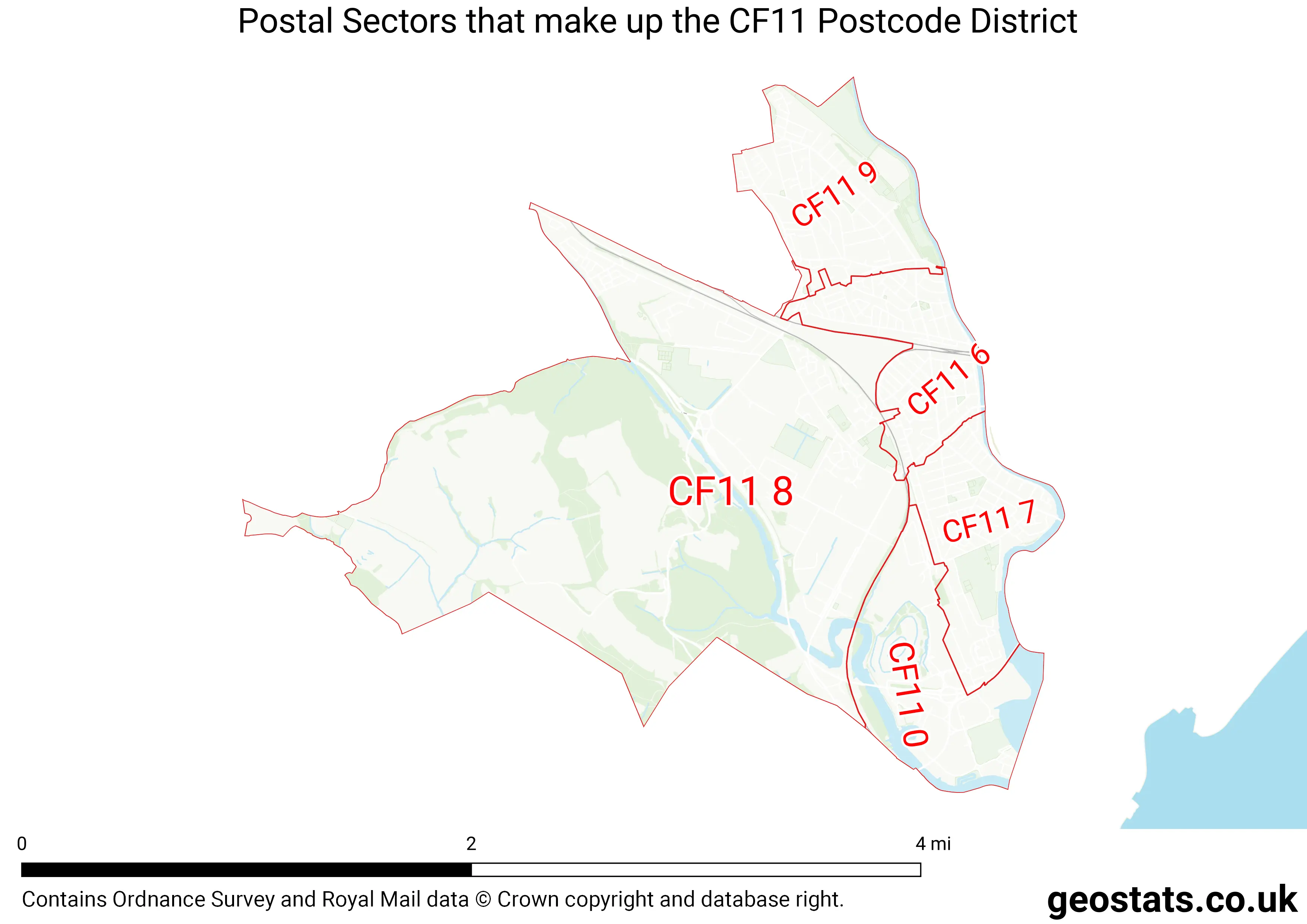 Map of the CF11  District