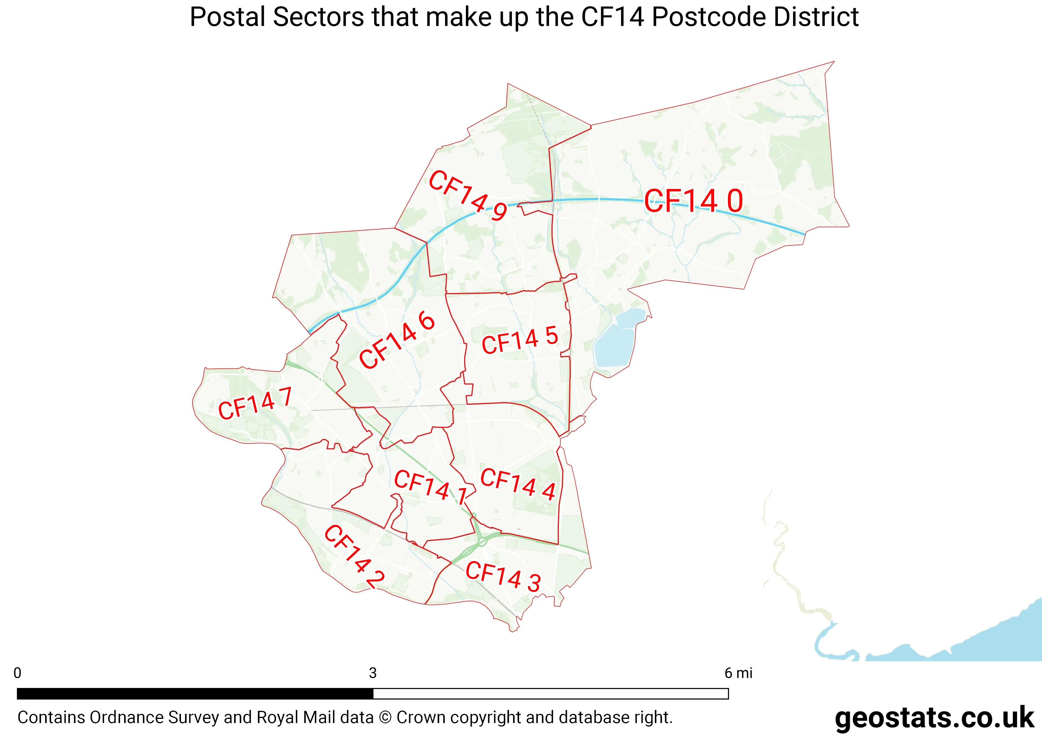 Map of the CF14  District