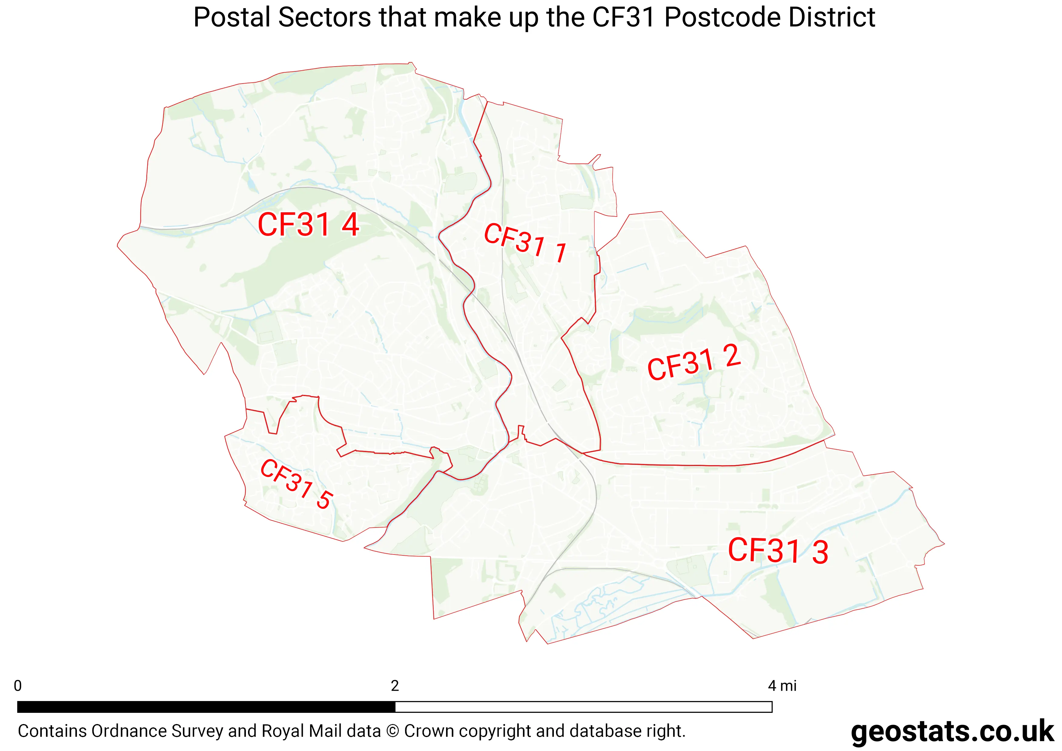 Map of the CF31  District