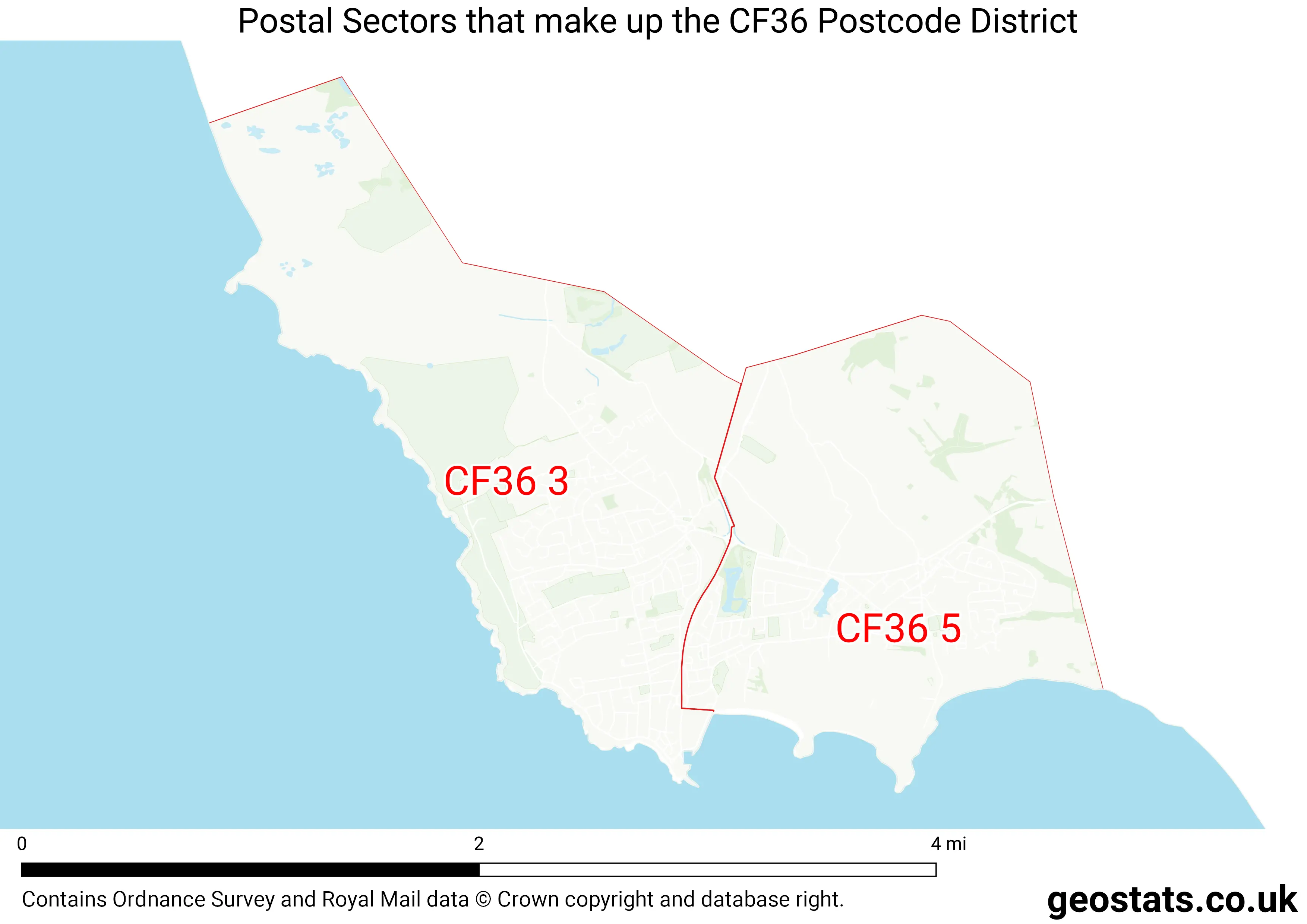 Map of the CF36  District