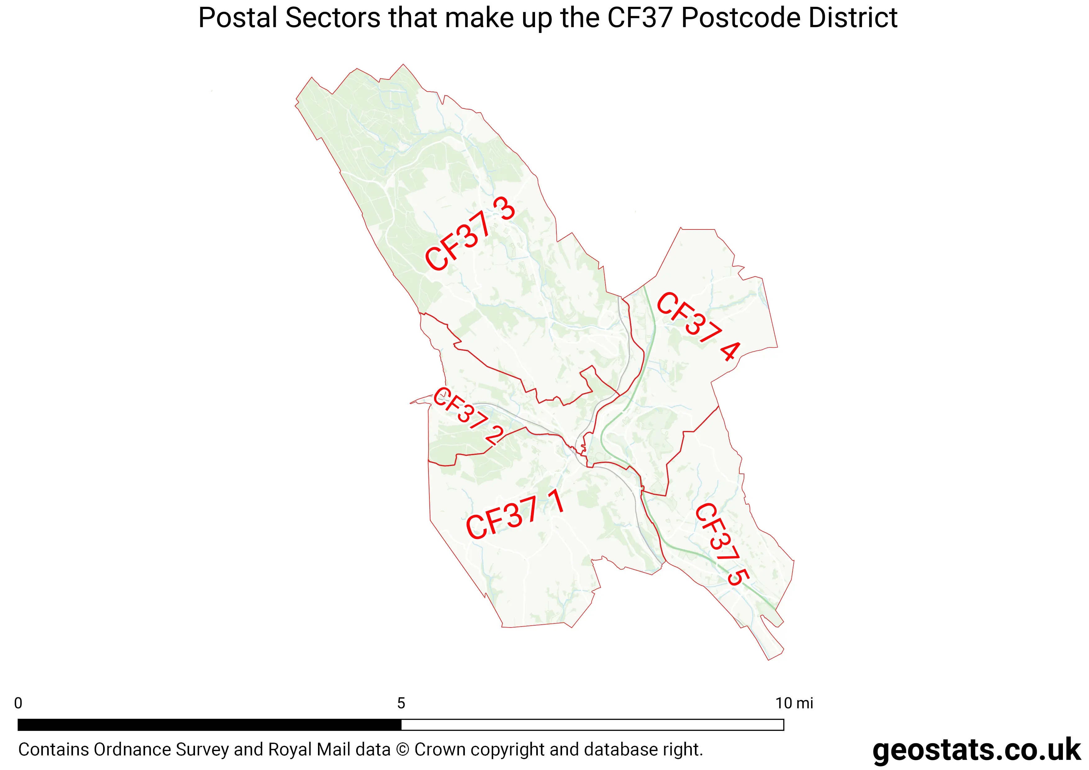 Map of the CF37  District