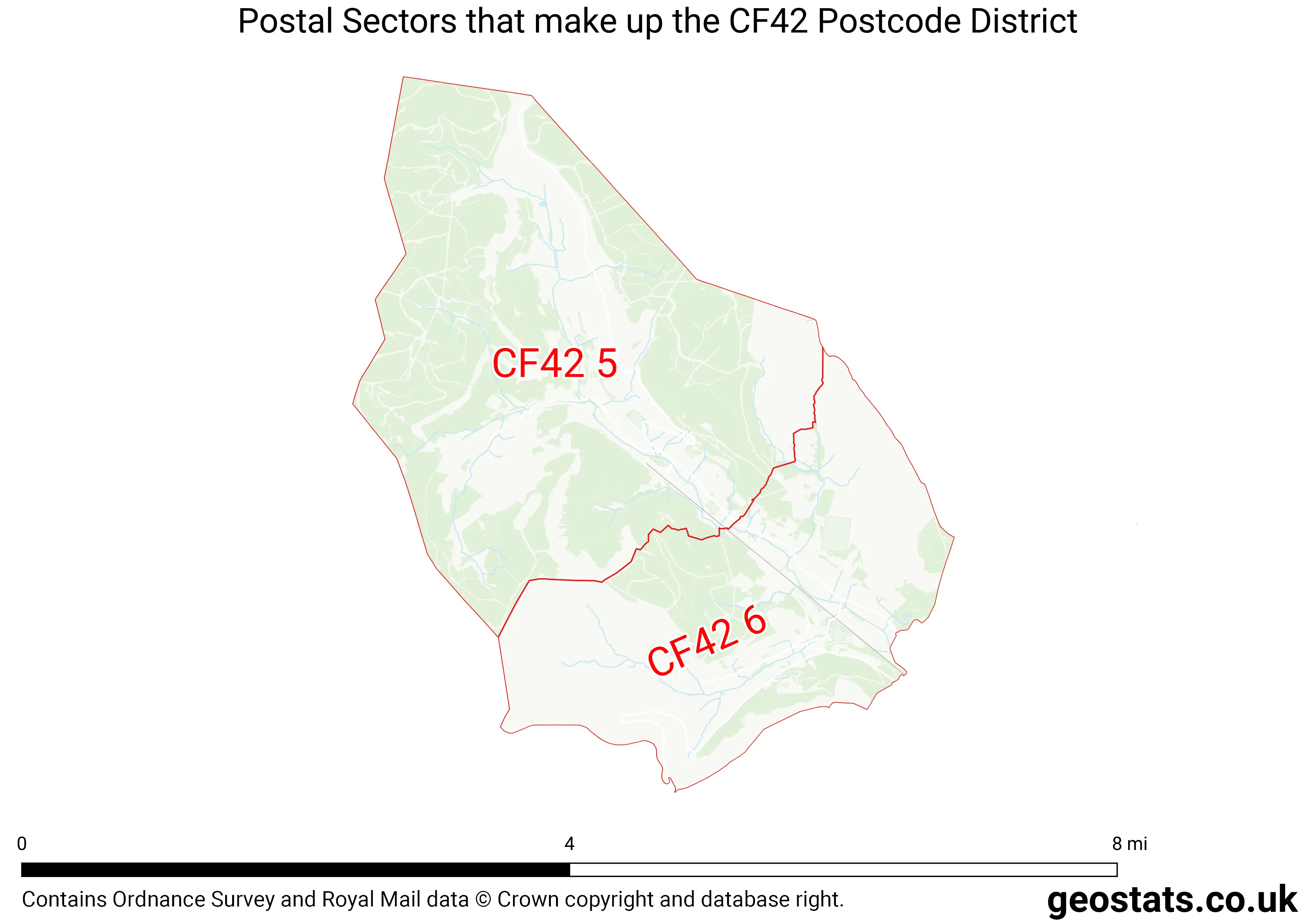 Map of the CF42  District
