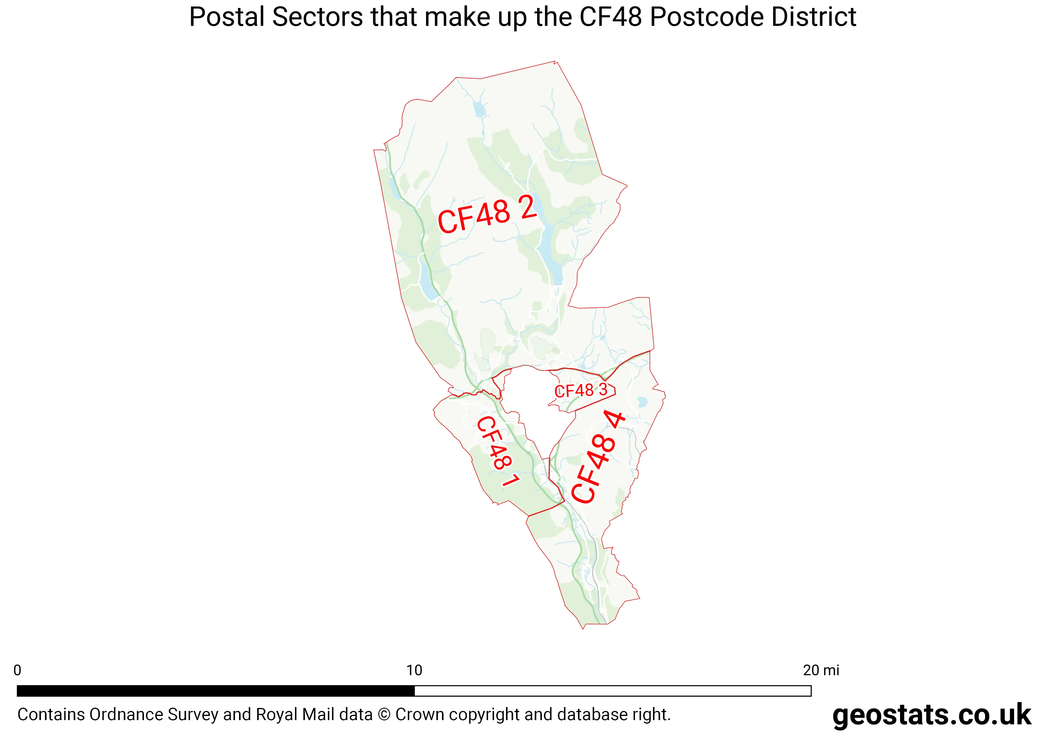 Map of the CF48  District
