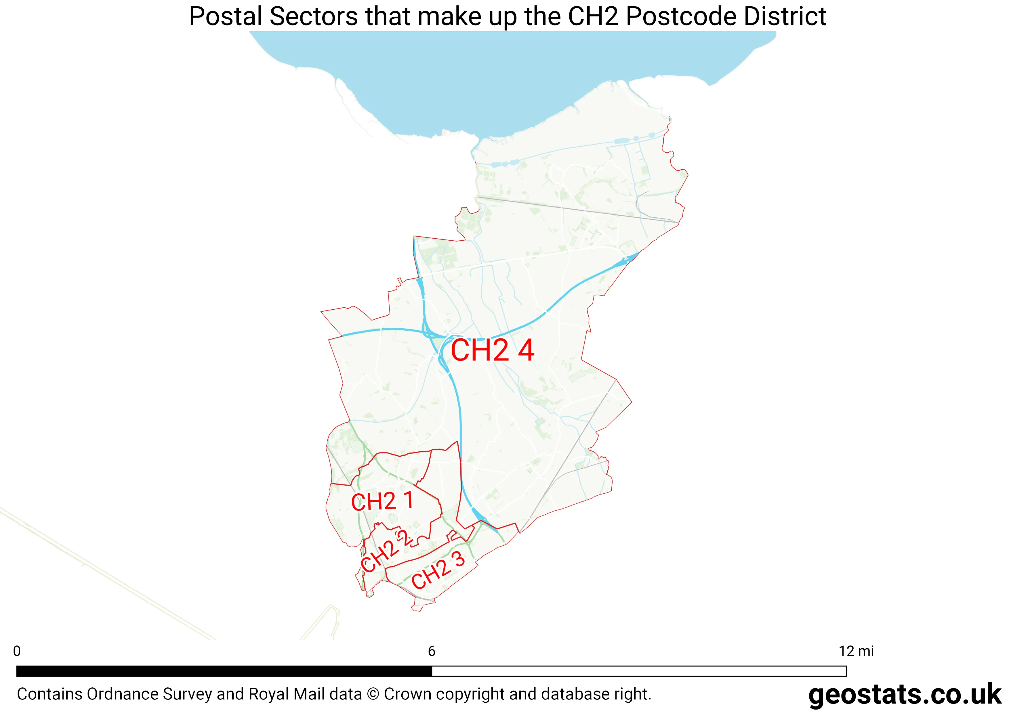 Map of the CH2  District