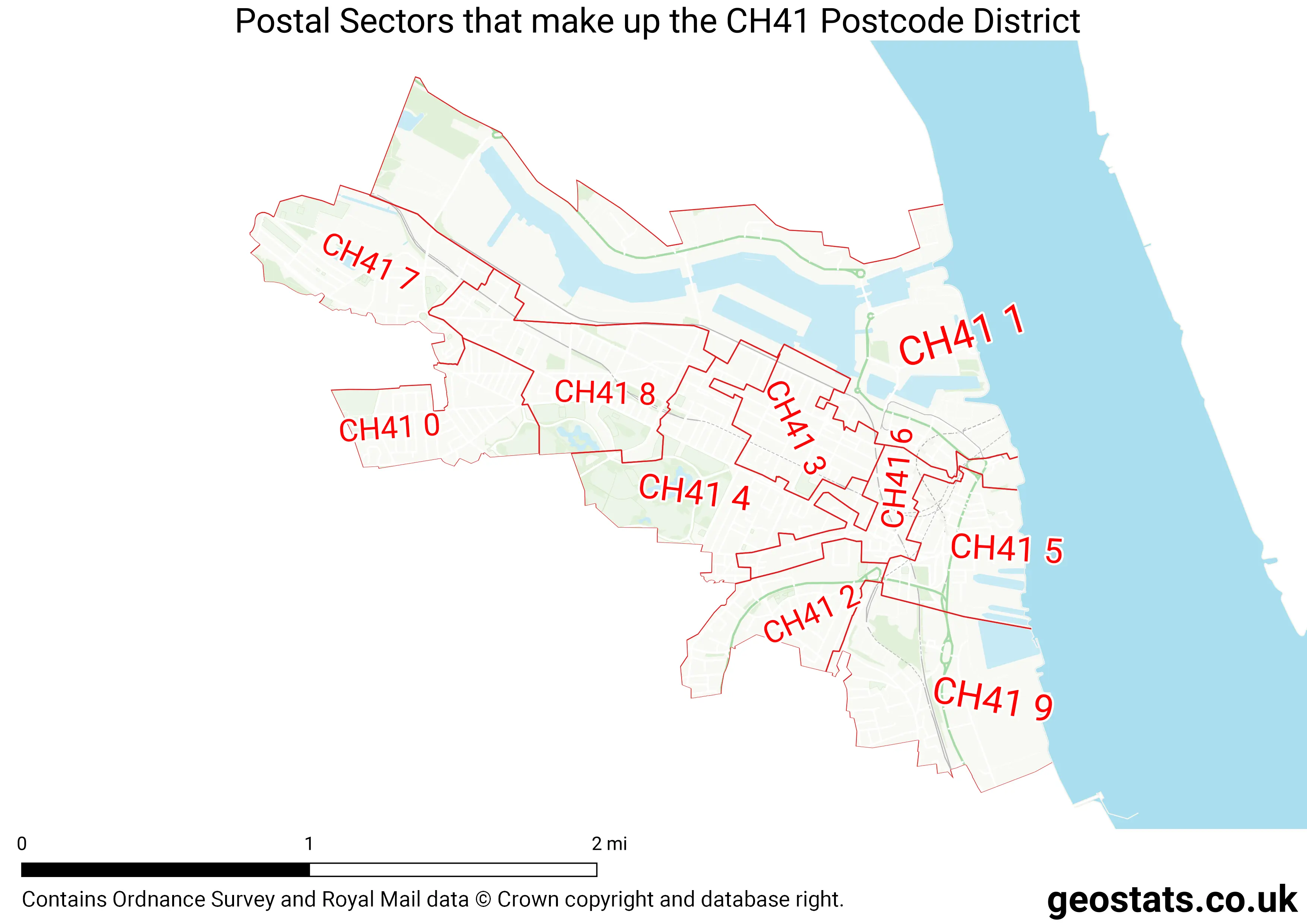 Map of the CH41  District