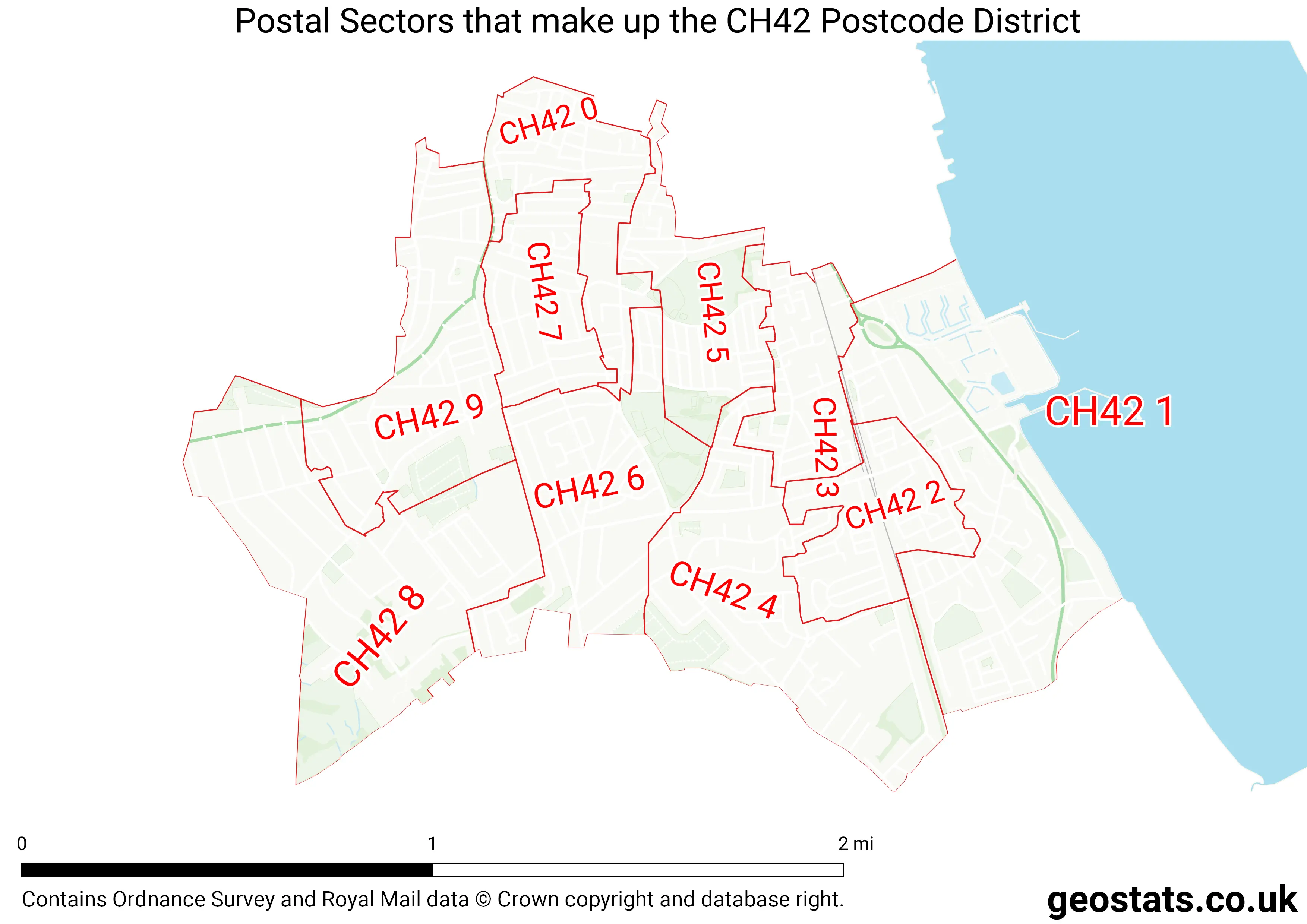 Map of the CH42  District