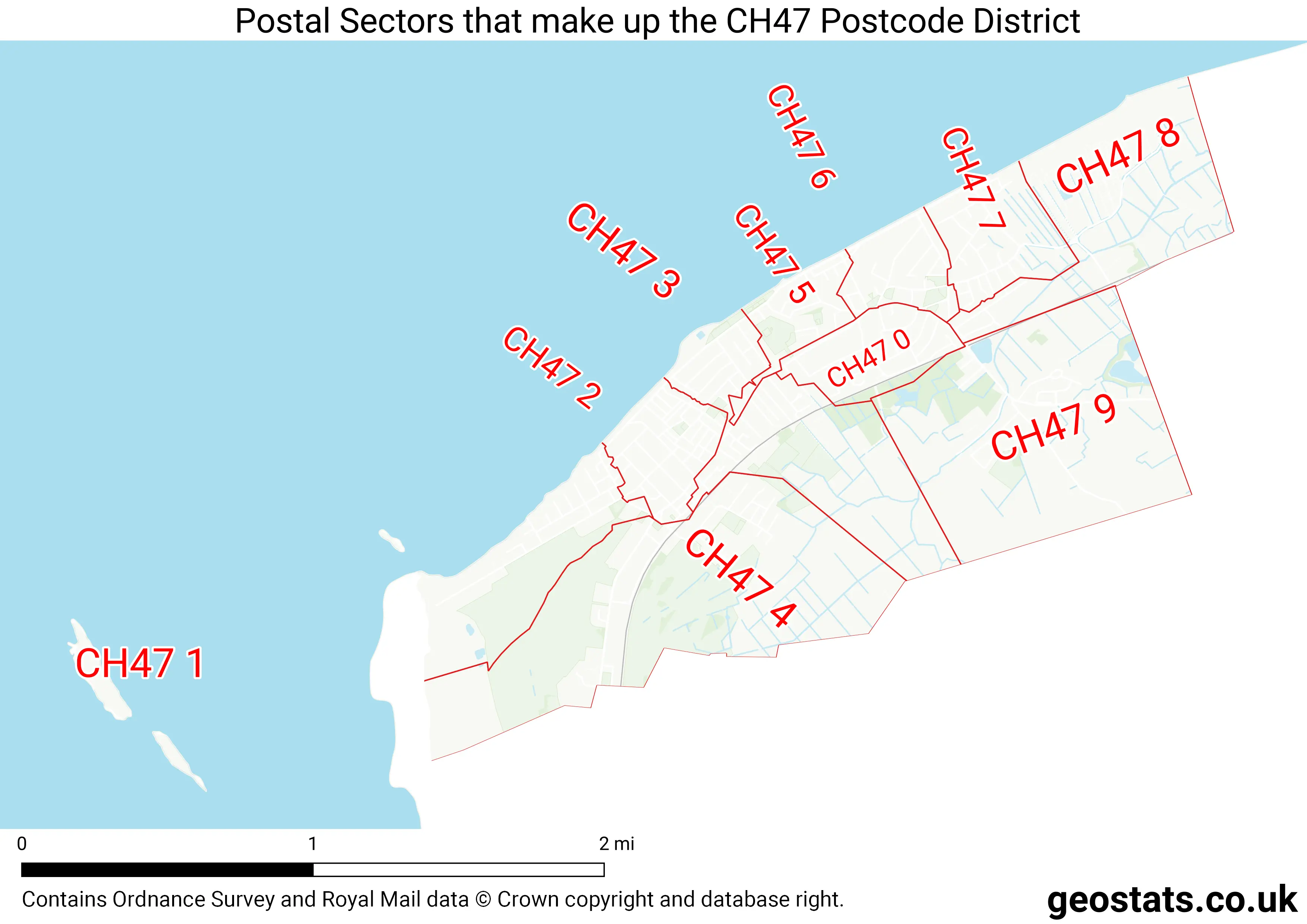 Map of the CH47  District