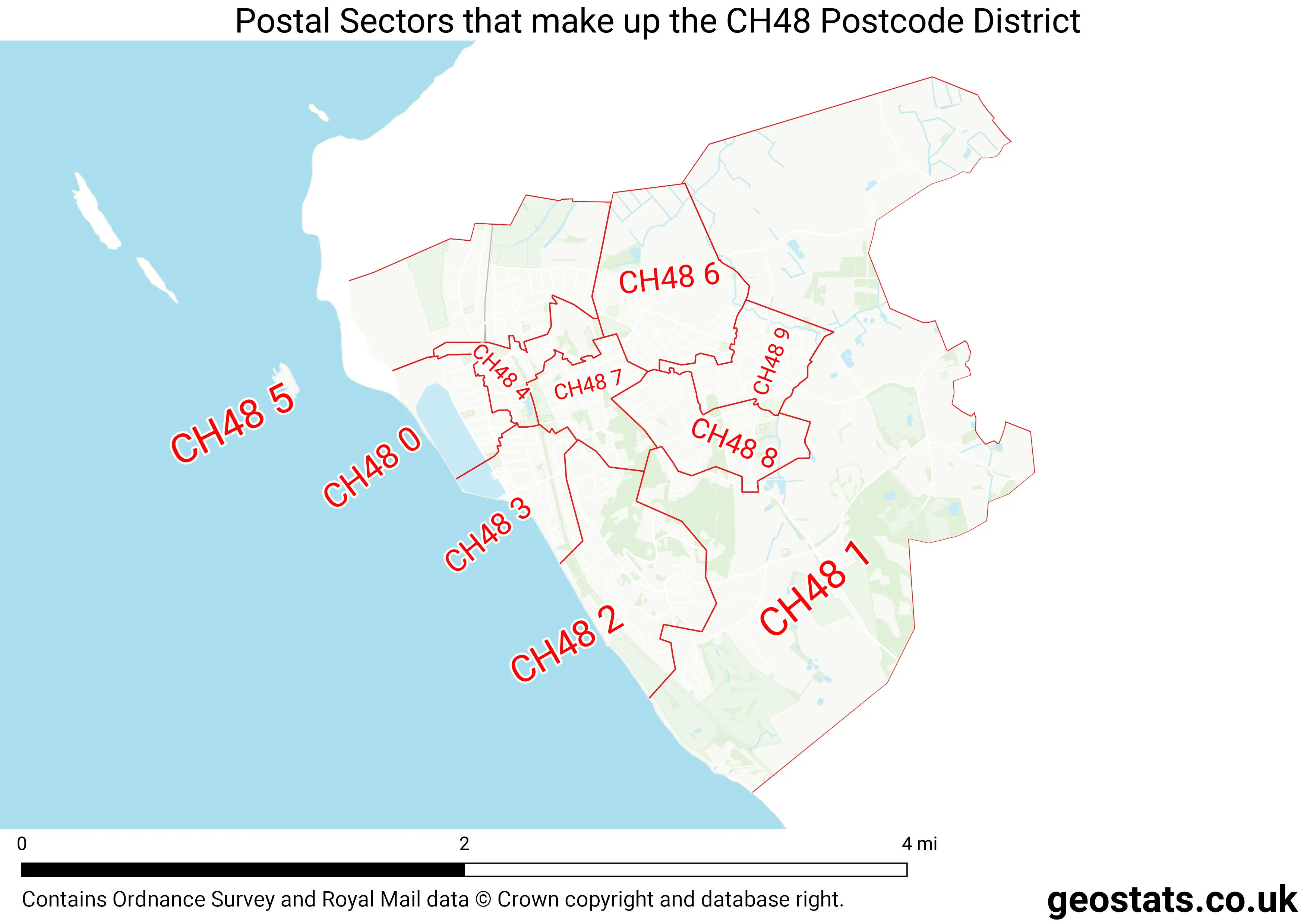Map of the CH48  District