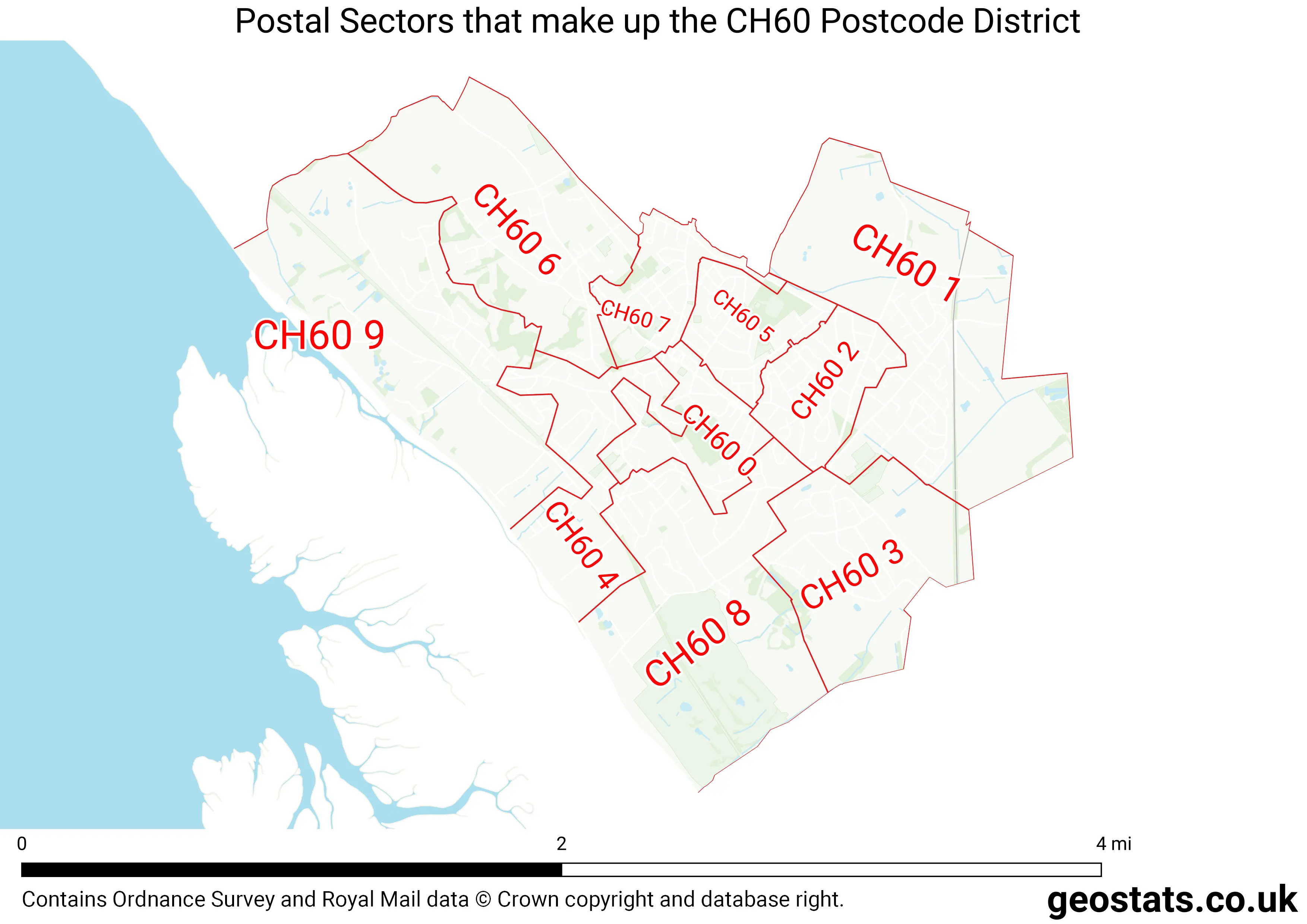 Map of the CH60  District