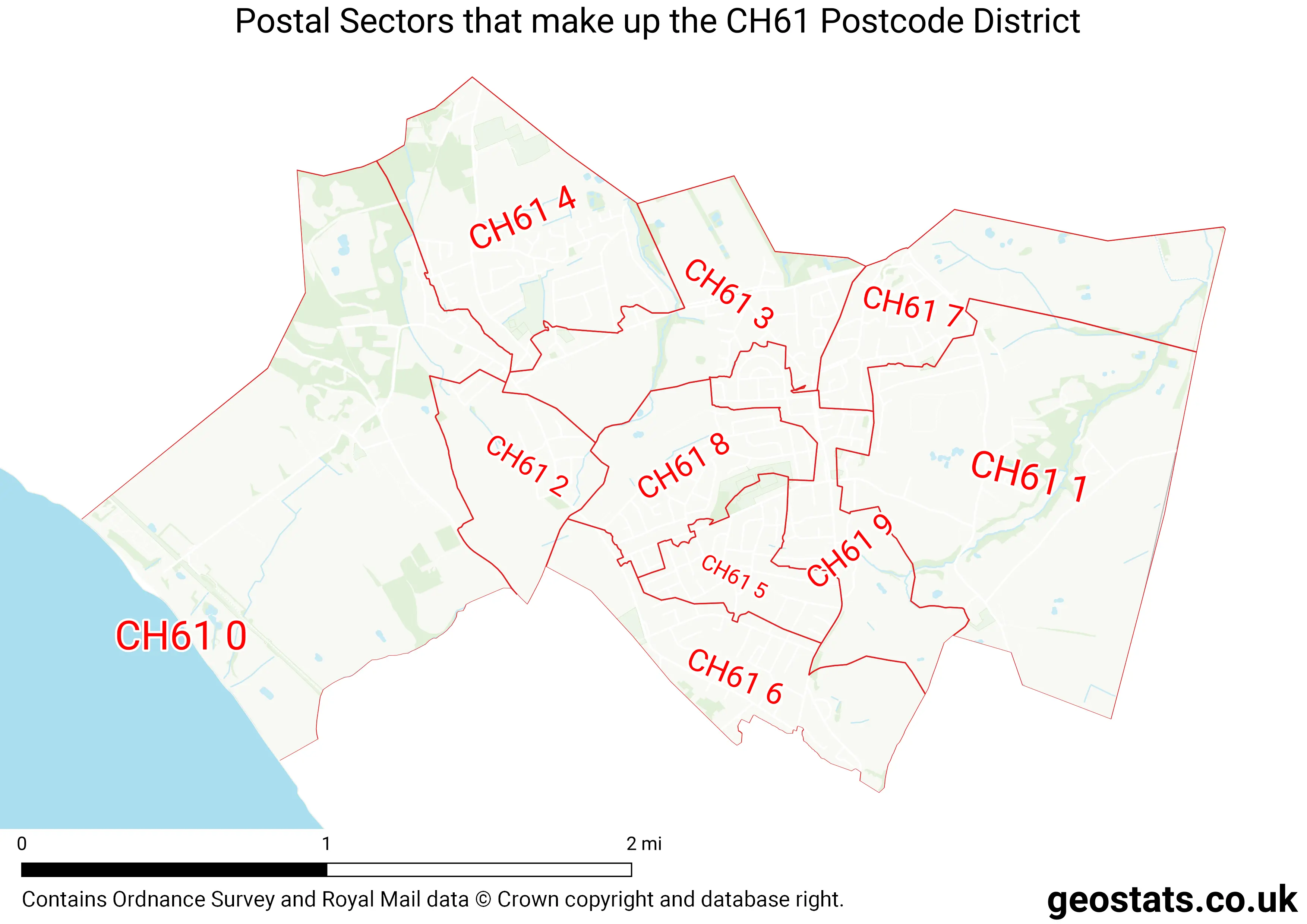 Map of the CH61  District