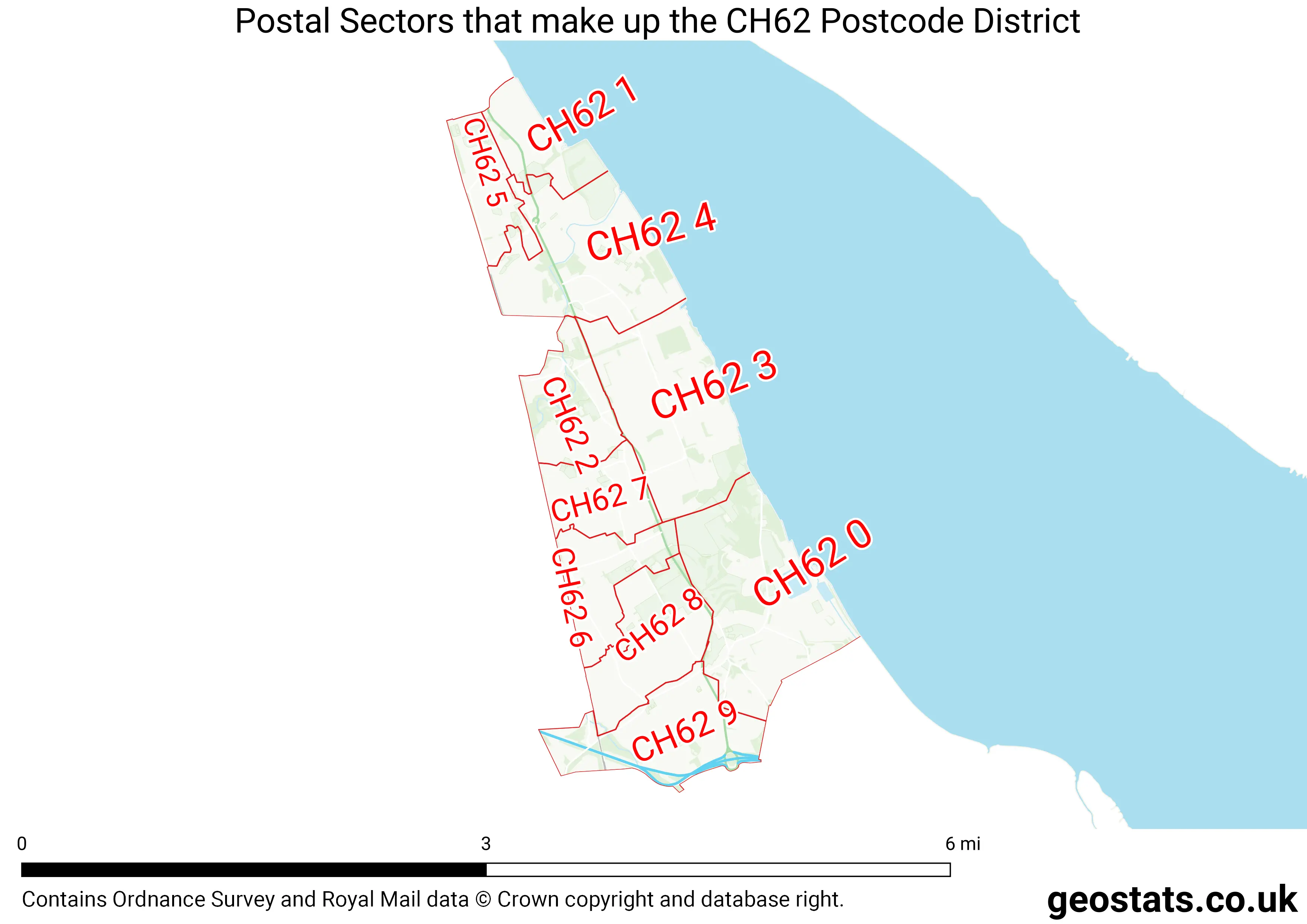 Map of the CH62  District