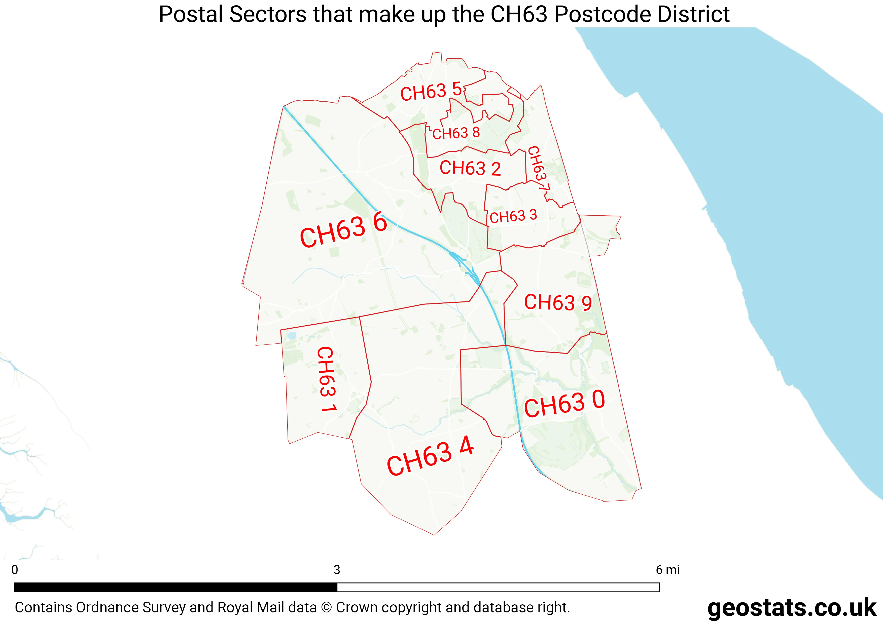 Map of the CH63  District