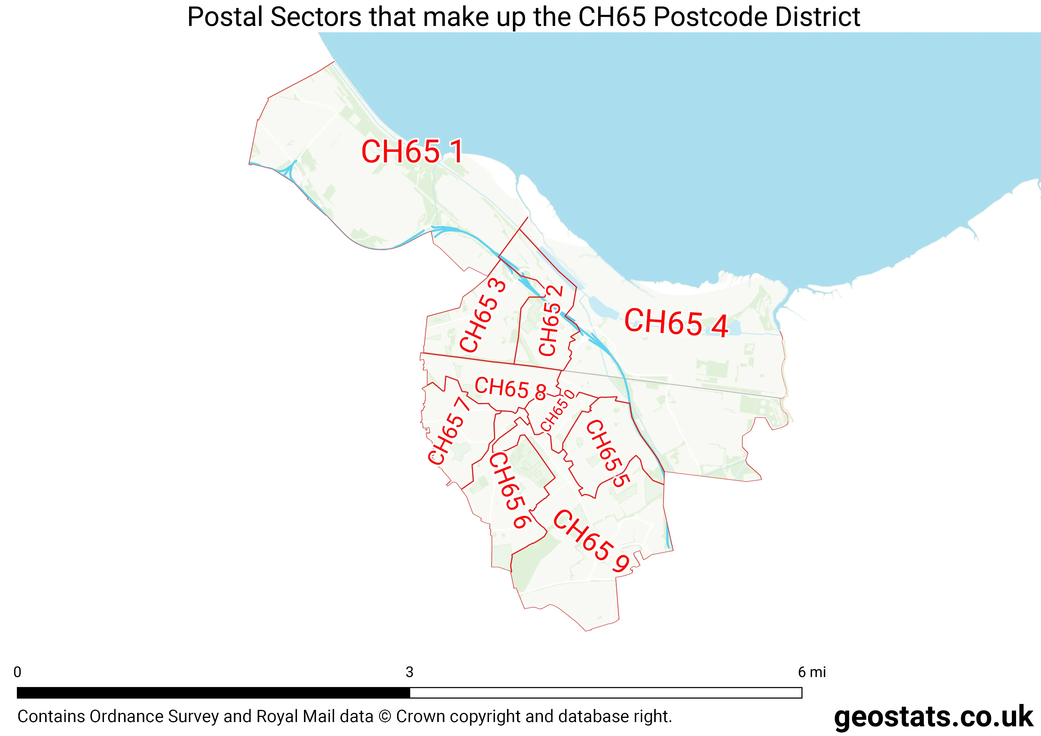 Map of the CH65  District